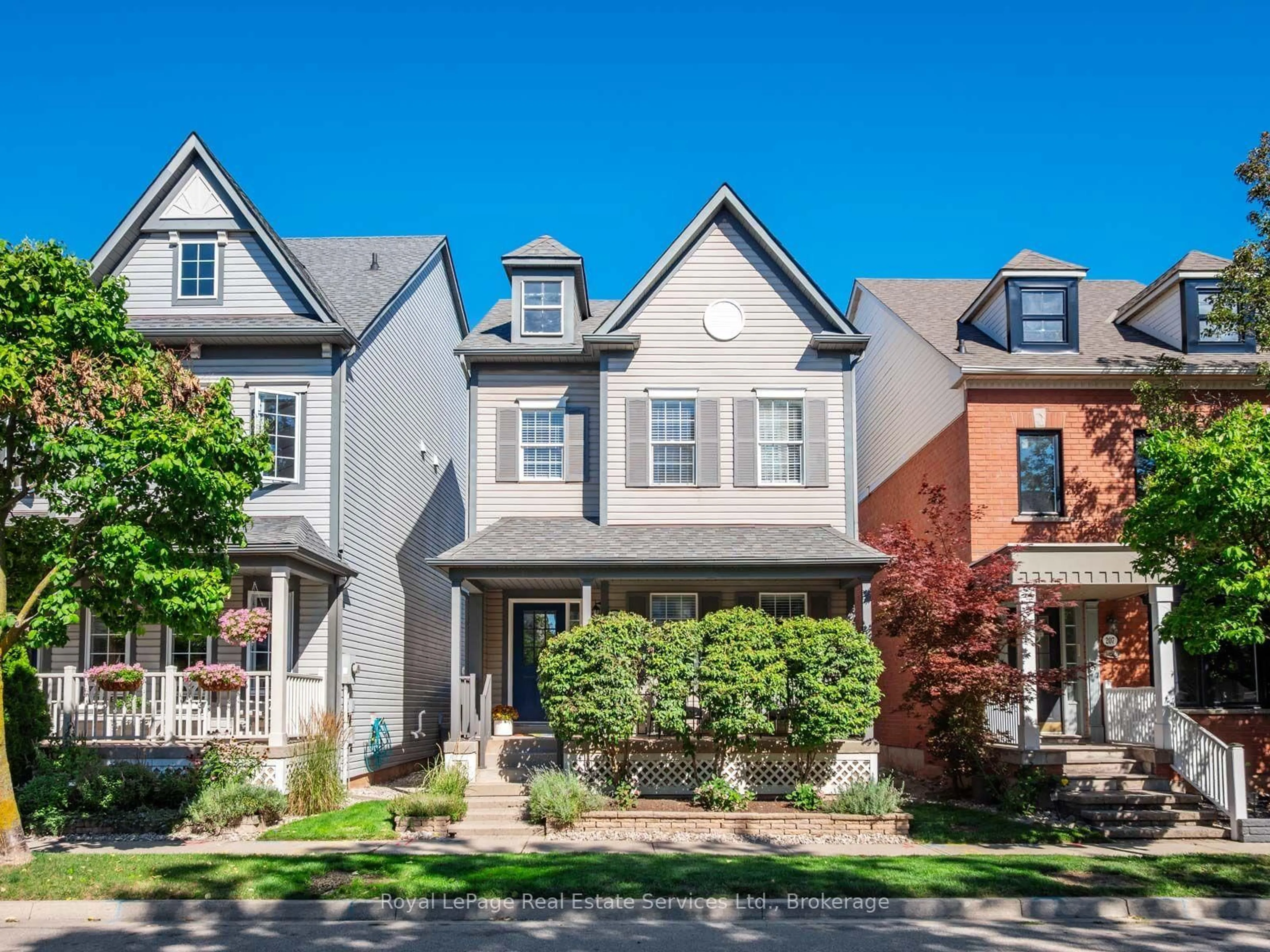 Home with brick exterior material, street for 205 Littlewood Dr, Oakville Ontario L6H 6T8