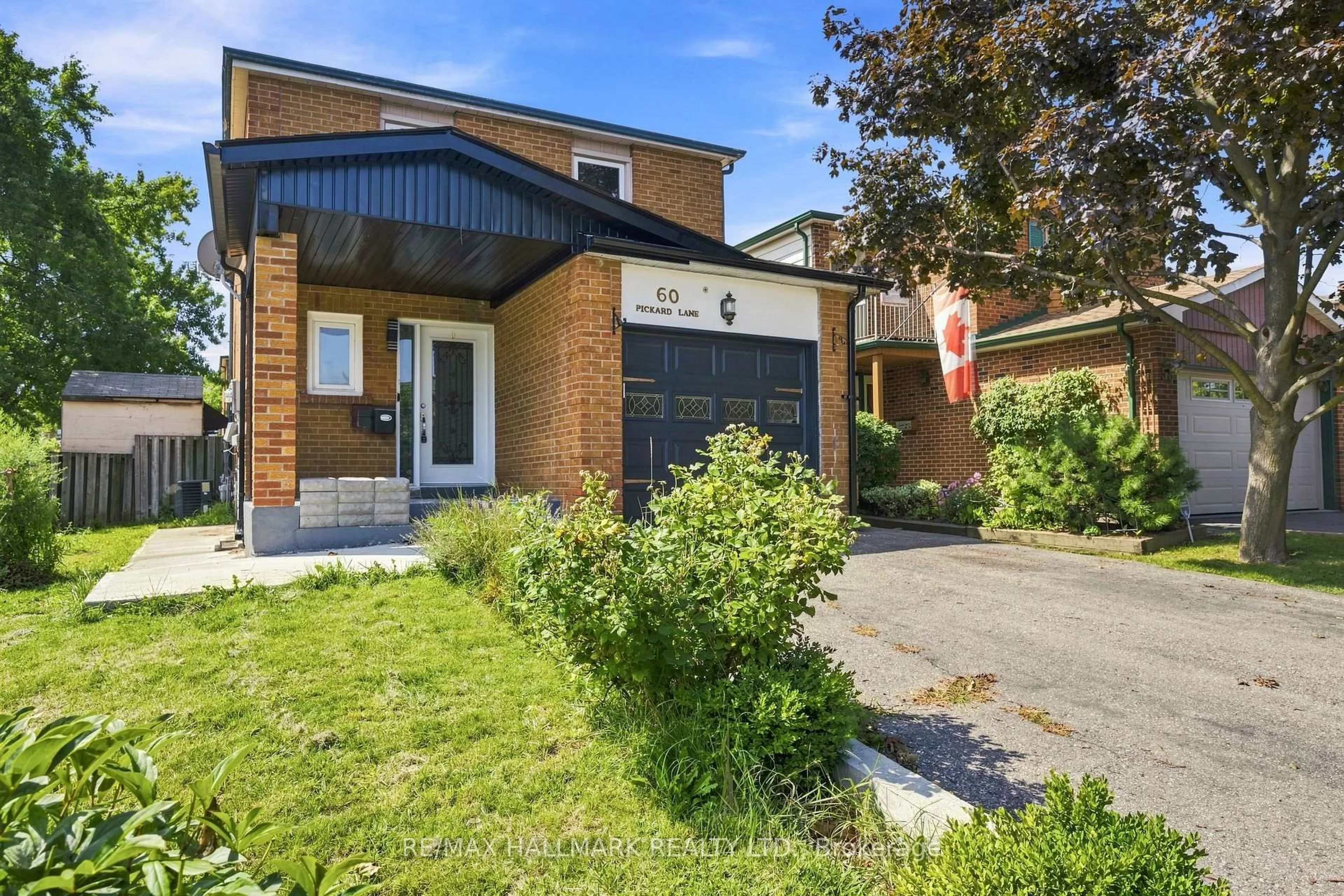 Home with brick exterior material, street for 60 Pickard Lane, Brampton Ontario L6Y 2M5