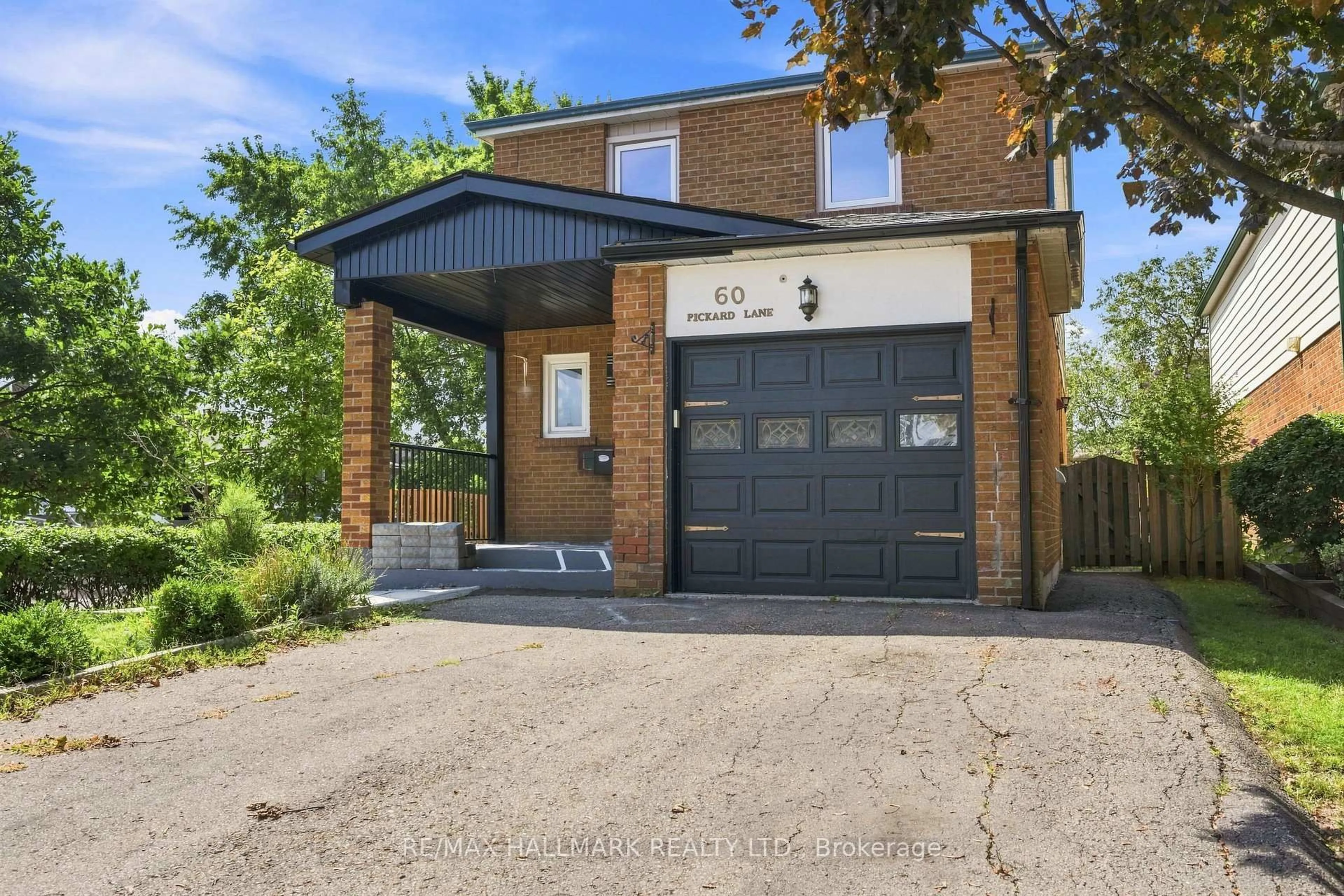 Home with brick exterior material, street for 60 Pickard Lane, Brampton Ontario L6Y 2M5