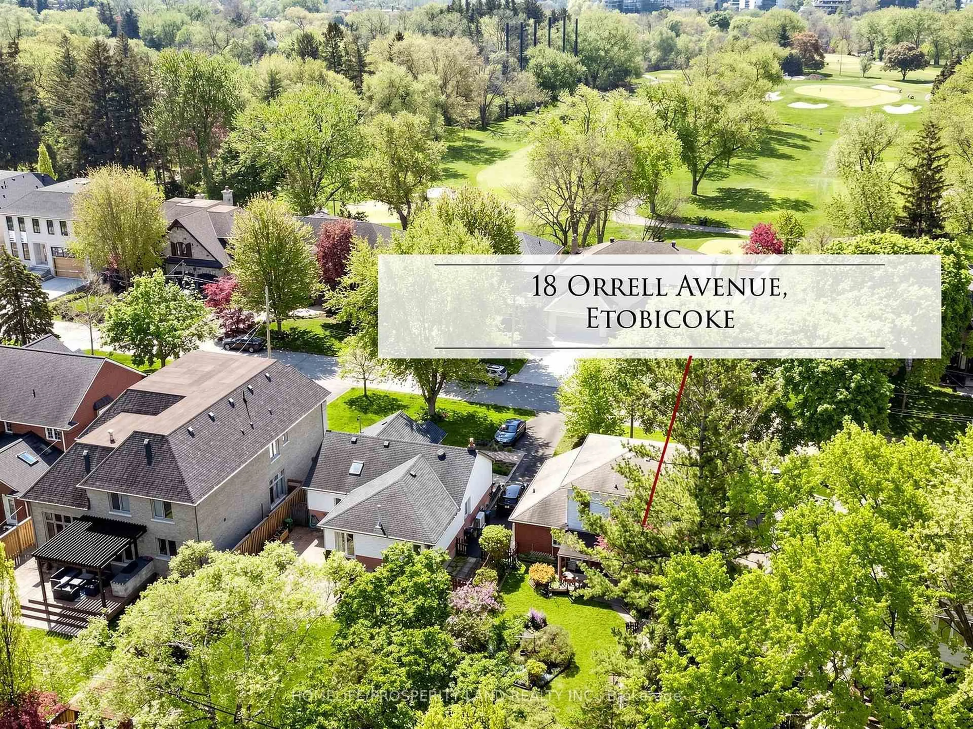 A pic from outside/outdoor area/front of a property/back of a property/a pic from drone, street for 18 Orrell Ave, Toronto Ontario M9A 1J9