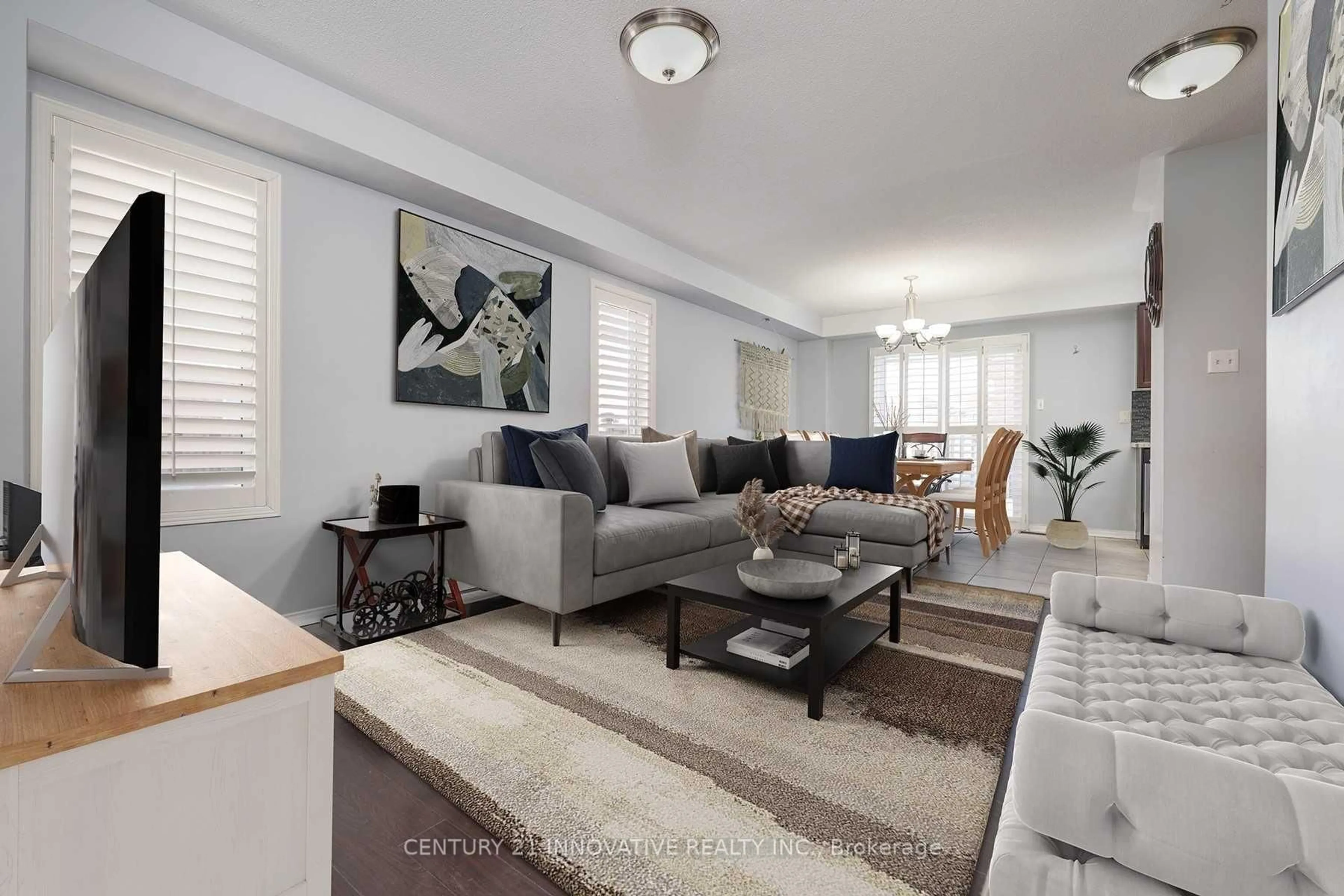 Living room with furniture, unknown for 97 Hollingsworth Circ, Brampton Ontario L7A 0J5
