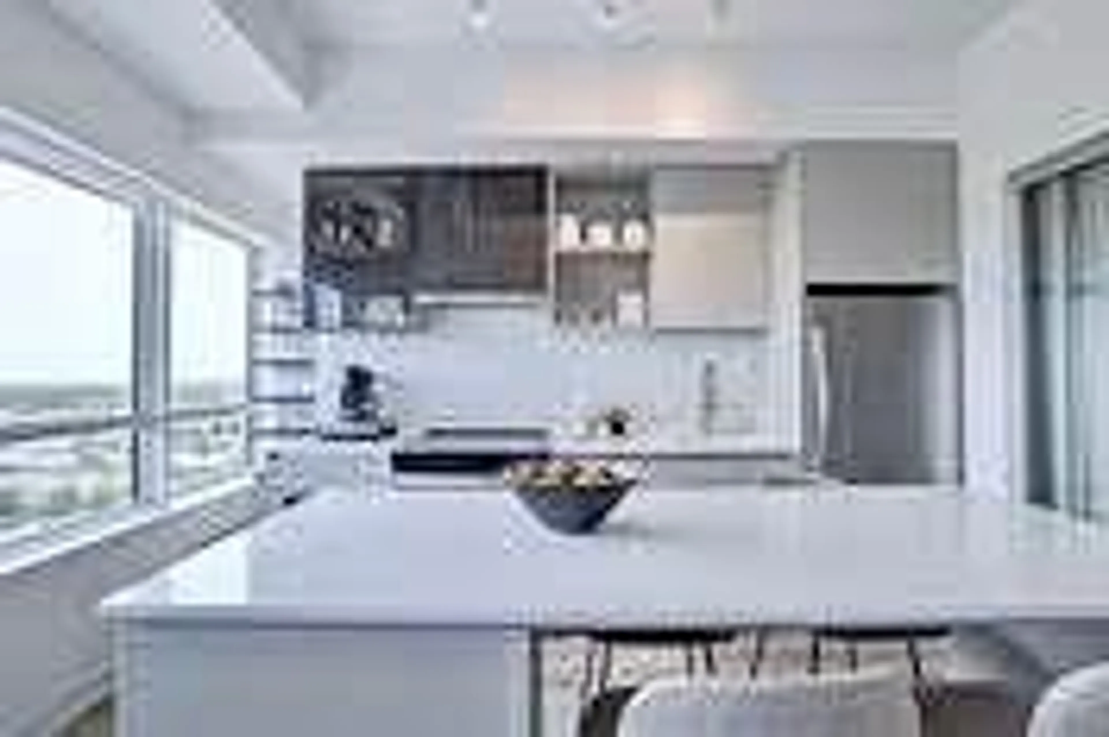Contemporary kitchen, ceramic/tile floor for 395 Dundas St #PH15, Oakville Ontario L6M 4M2