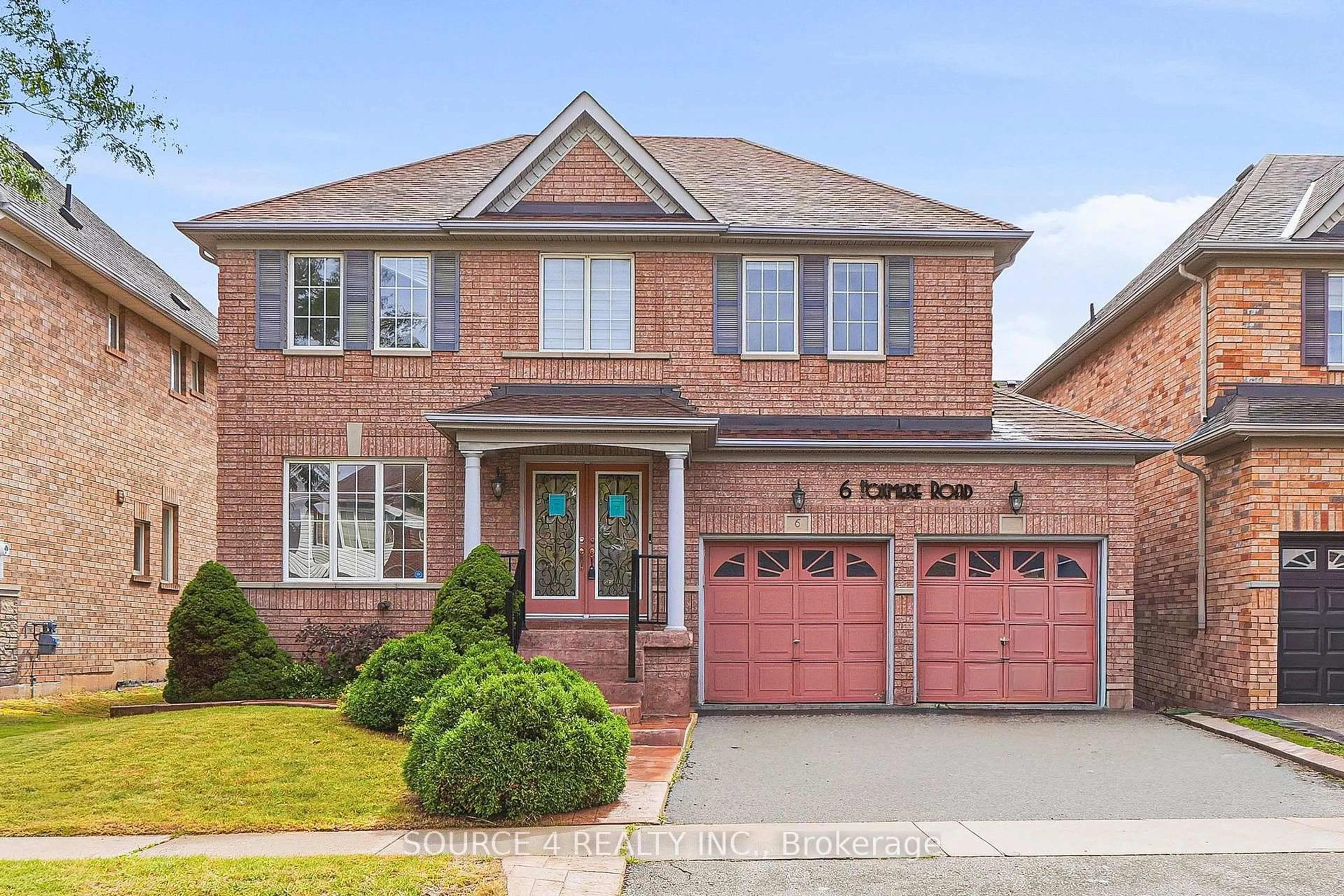 Home with brick exterior material, street for 6 Foxmere Rd, Brampton Ontario L7A 1S6