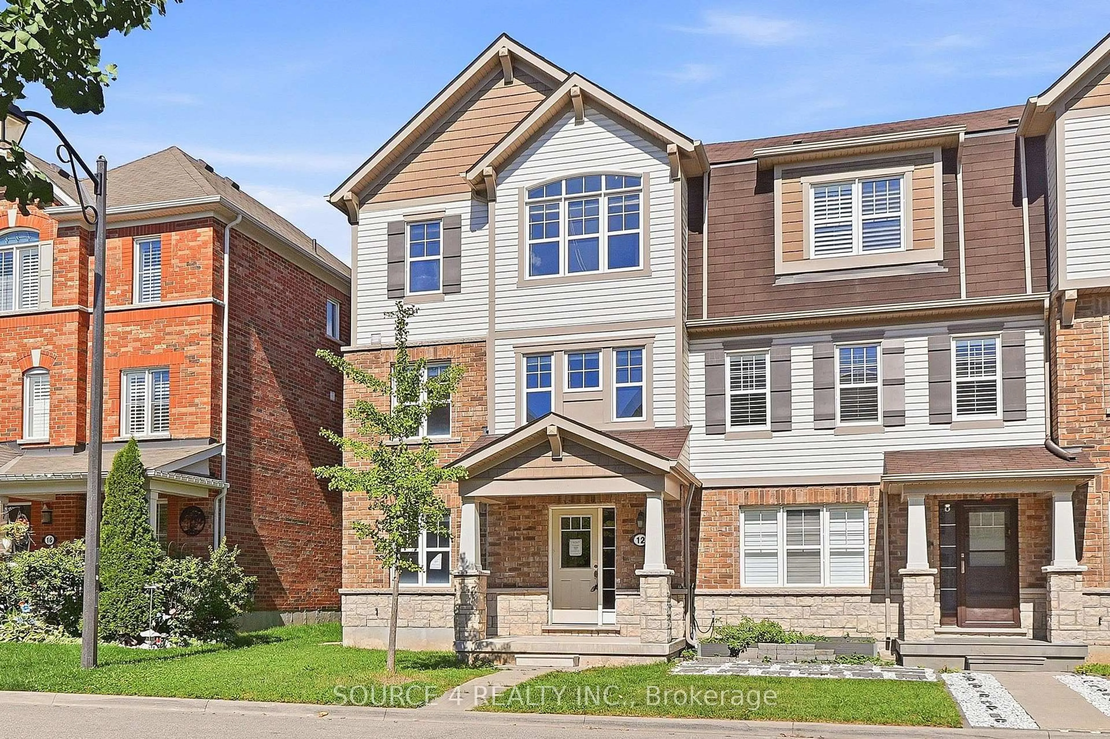 Home with brick exterior material, street for 12 Tight Crt, Milton Ontario L9T 8S3