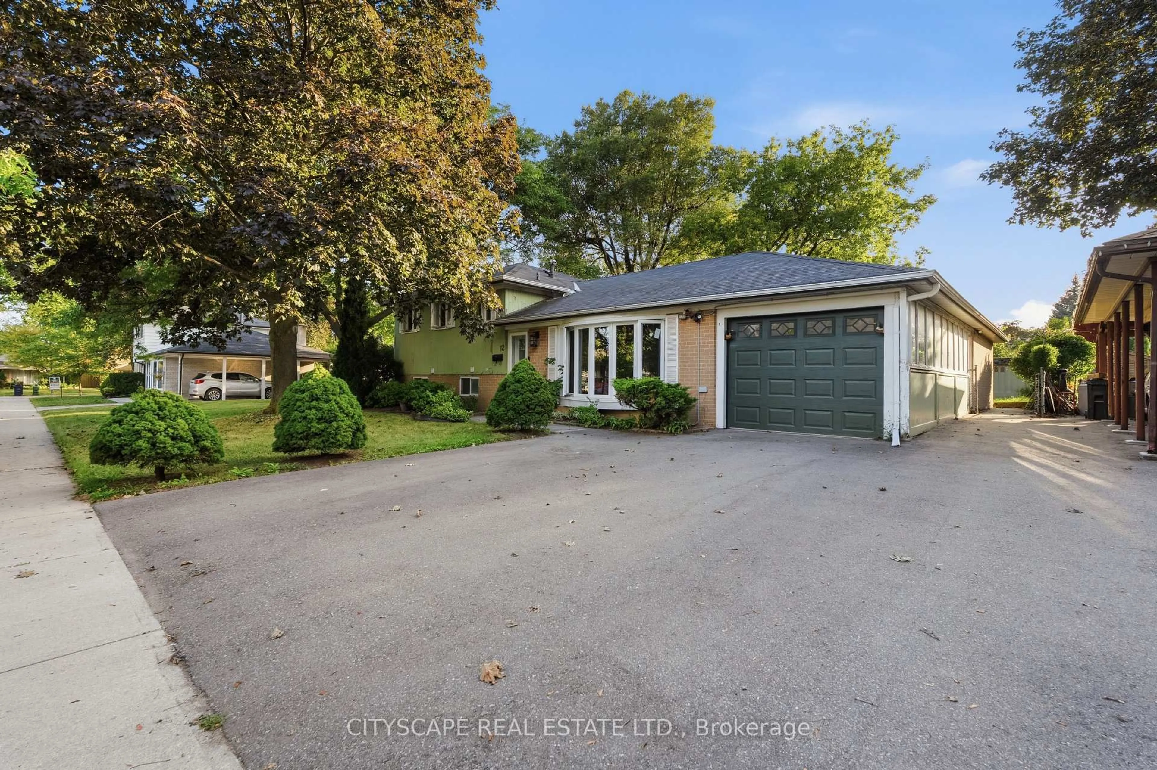 A pic from outside/outdoor area/front of a property/back of a property/a pic from drone, street for 12 Vanderbrent Cres, Toronto Ontario M9R 3W8