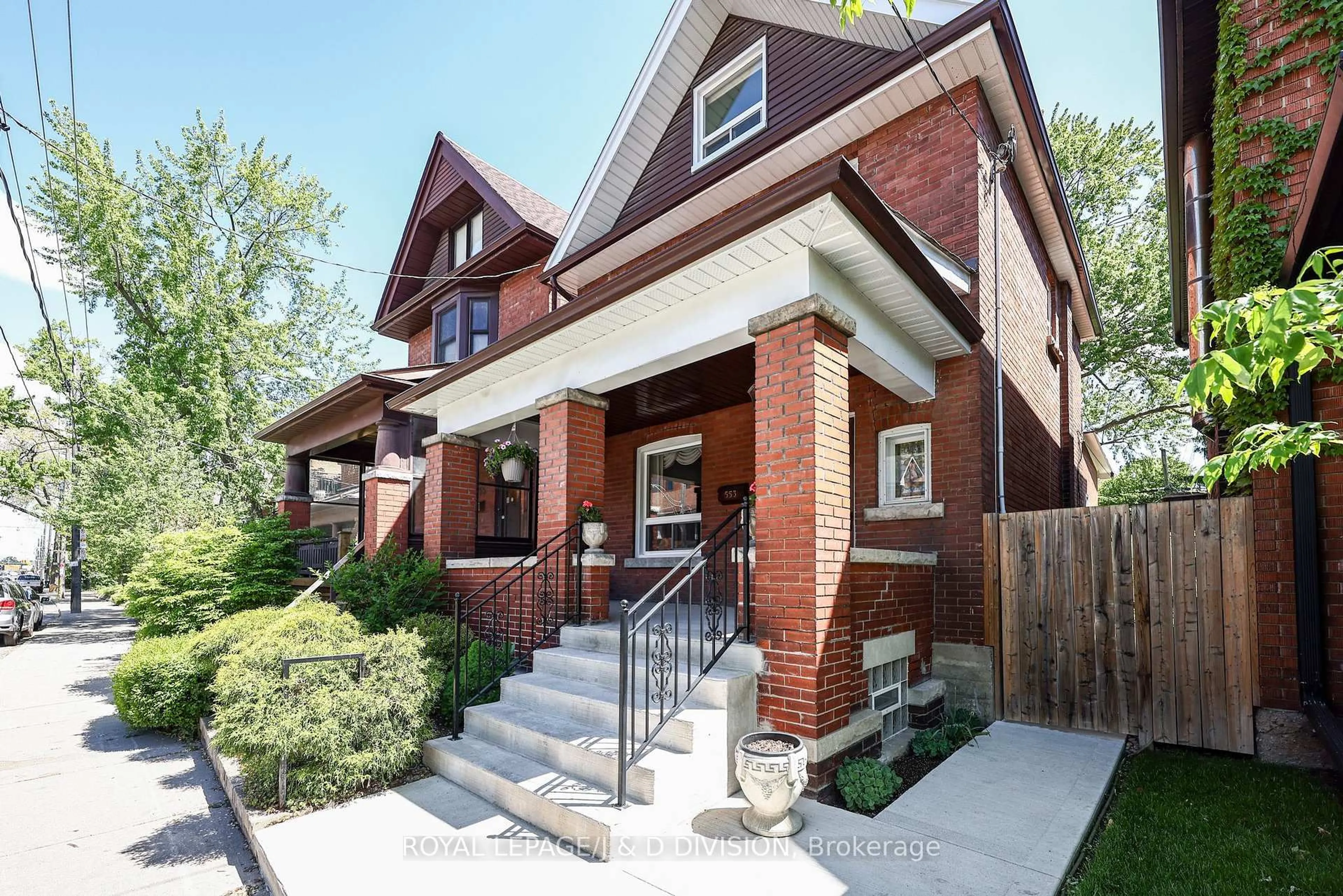 Home with brick exterior material, street for 553 Runnymede Rd, Toronto Ontario M6S 2Z8