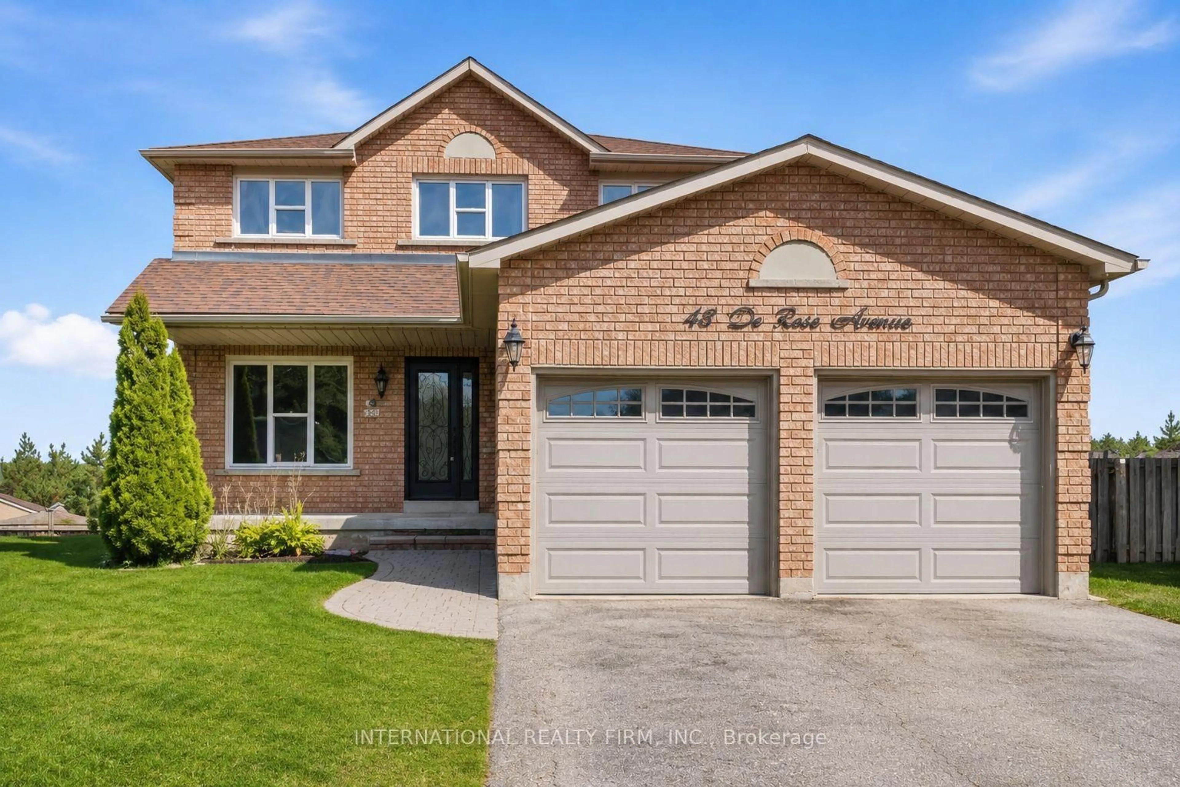Home with brick exterior material, street for 48 De Rose Ave, Caledon Ontario L7E 1B4
