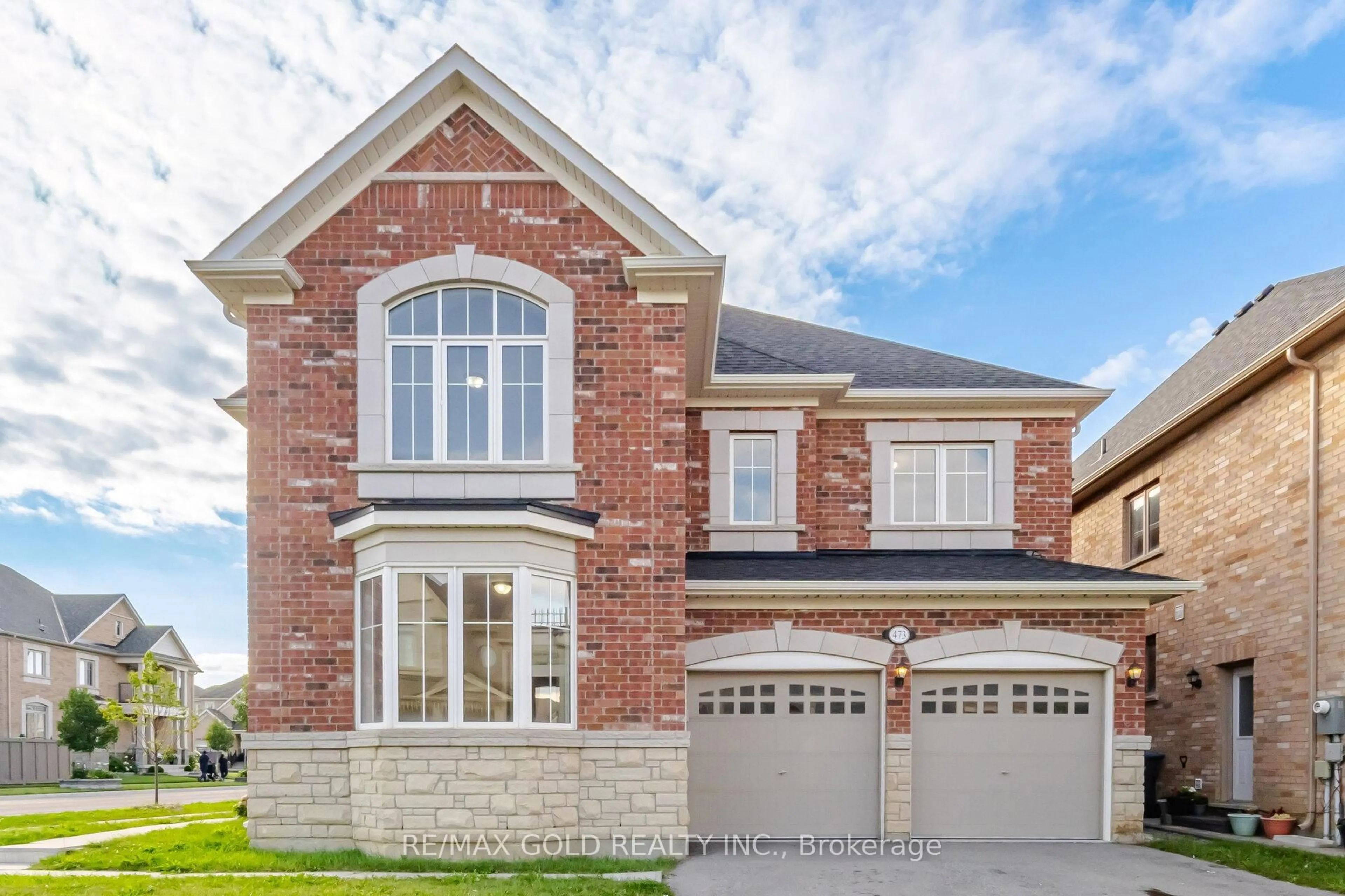 Home with brick exterior material, street for 473 Veterans Dr, Brampton Ontario L7A 4Z5
