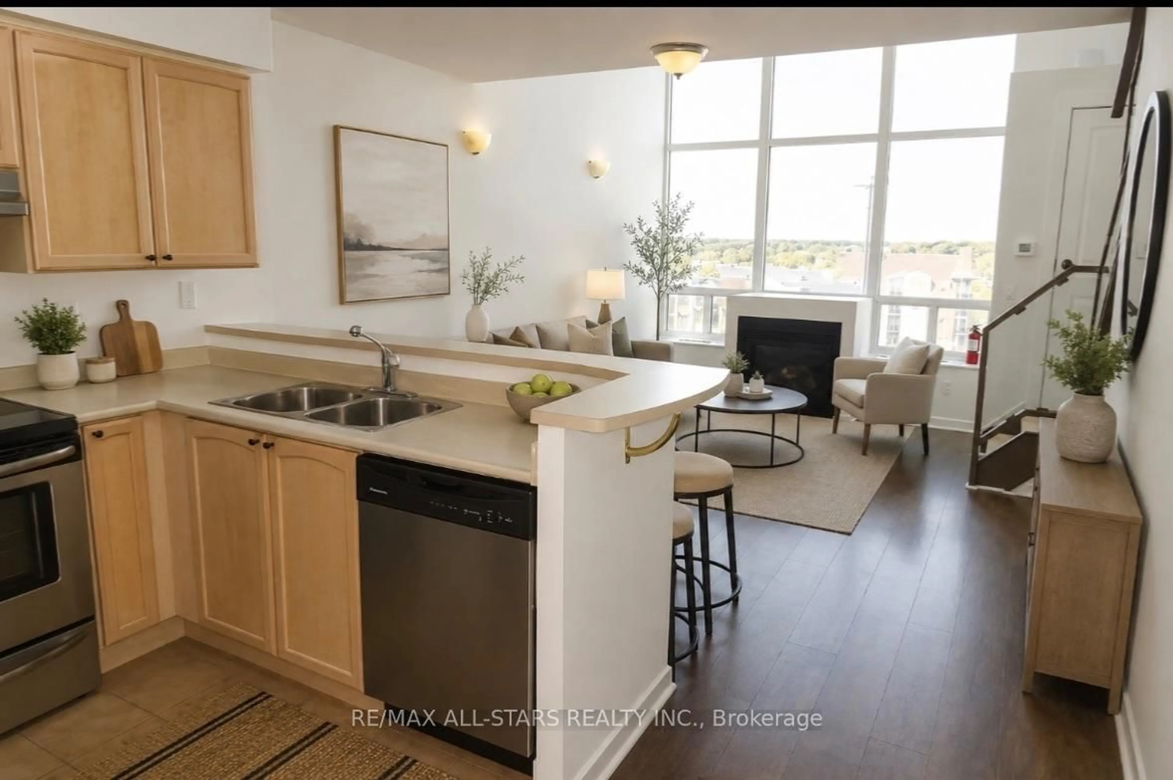 Open concept kitchen, unknown for 250 Manitoba St #621, Toronto Ontario M8Y 4G8