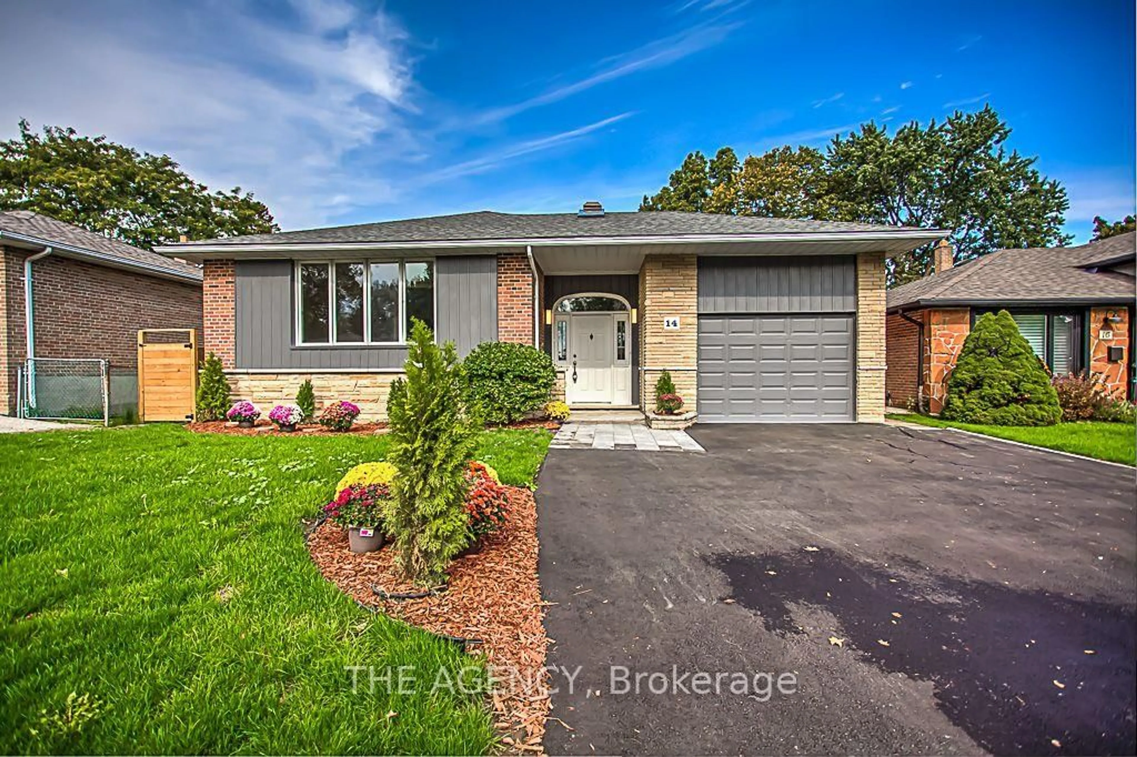 Home with brick exterior material, street for 14 Wareside Rd, Toronto Ontario M9C 3B2