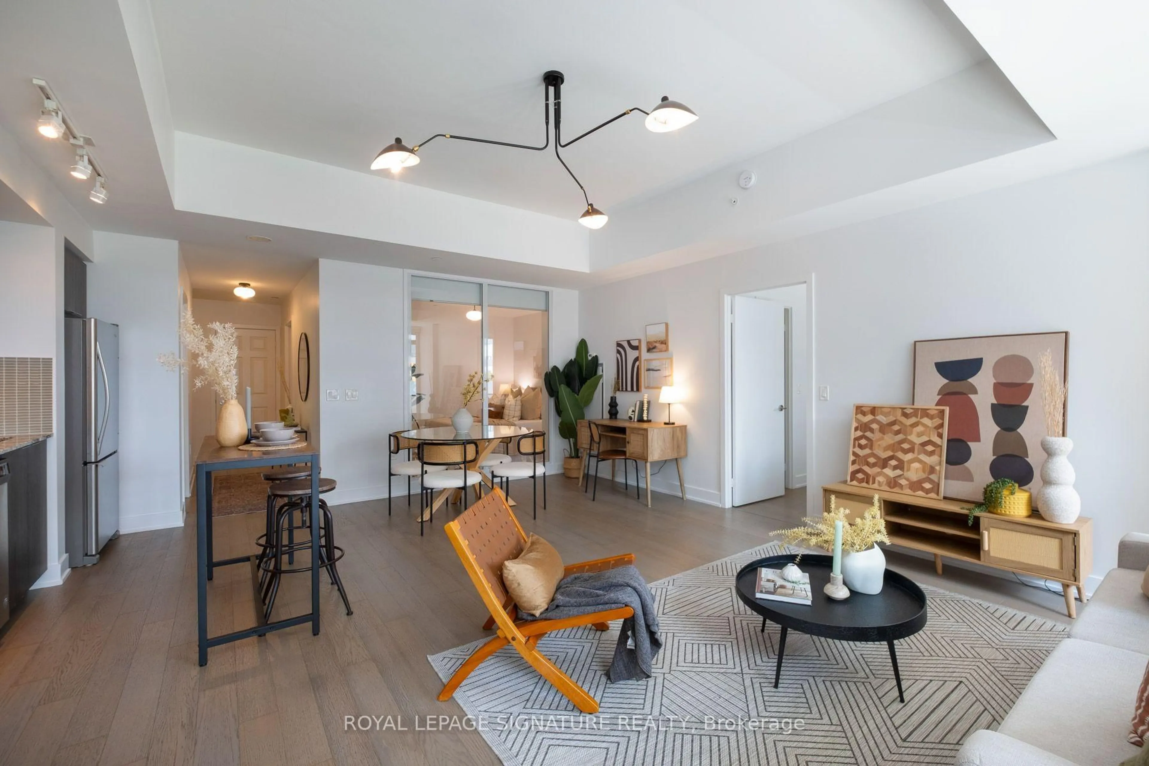 Living room with furniture, unknown for 30 Shore Breeze Dr #230, Toronto Ontario M8V 1A1