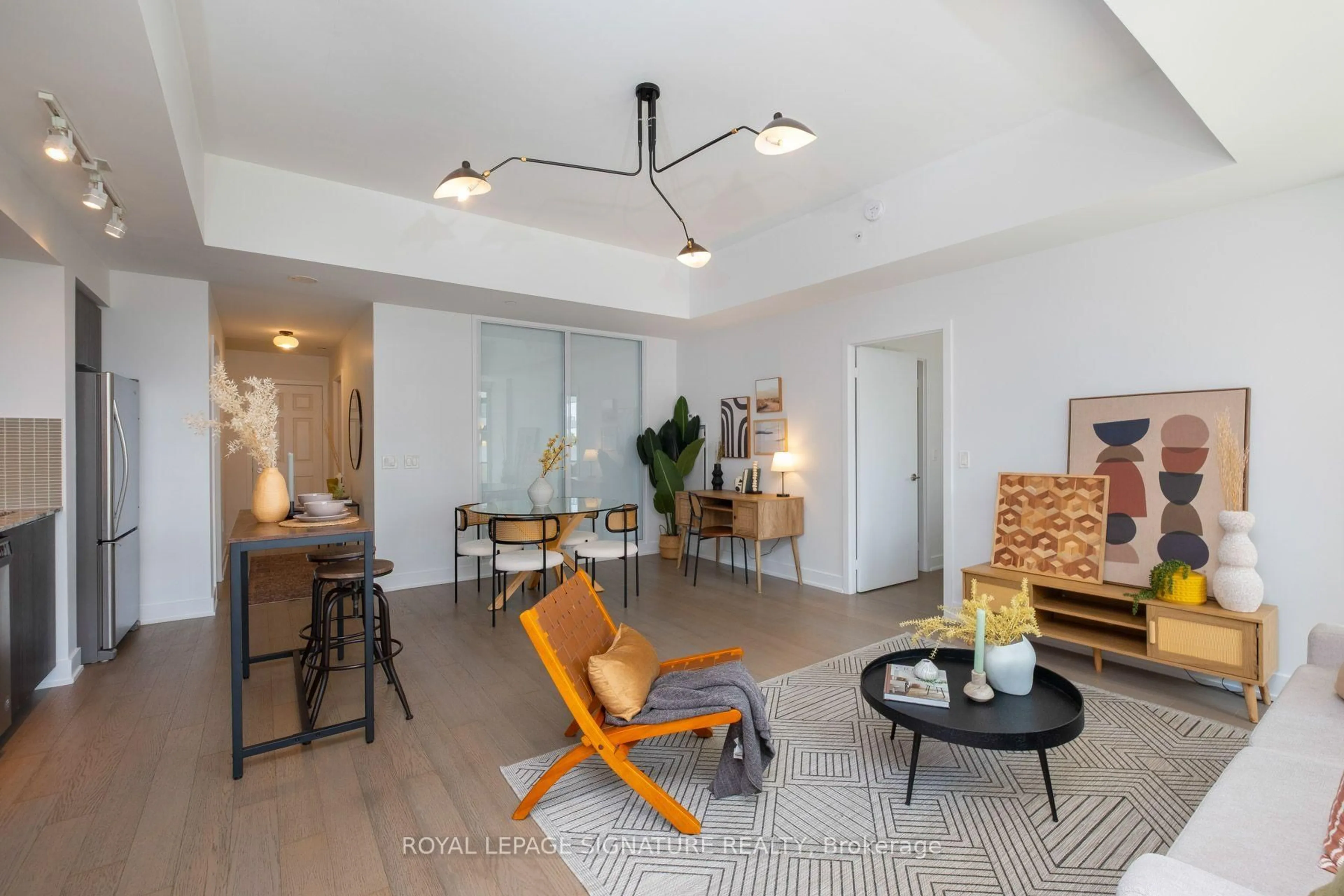 Living room with furniture, unknown for 30 Shore Breeze Dr #230, Toronto Ontario M8V 1A1