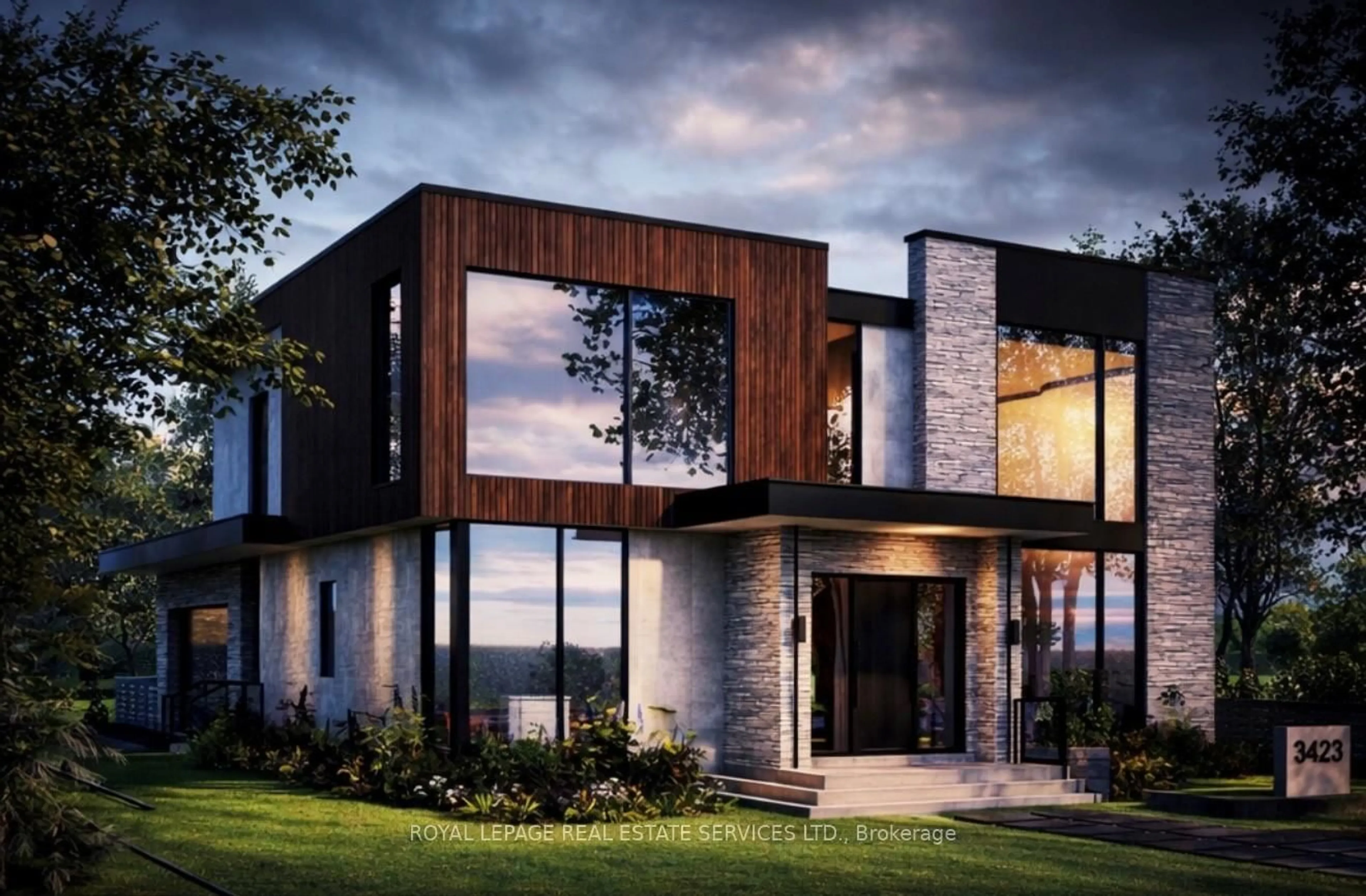 Home with brick exterior material, unknown for 3423 Lakeshore Rd, Burlington Ontario L7N 1B5
