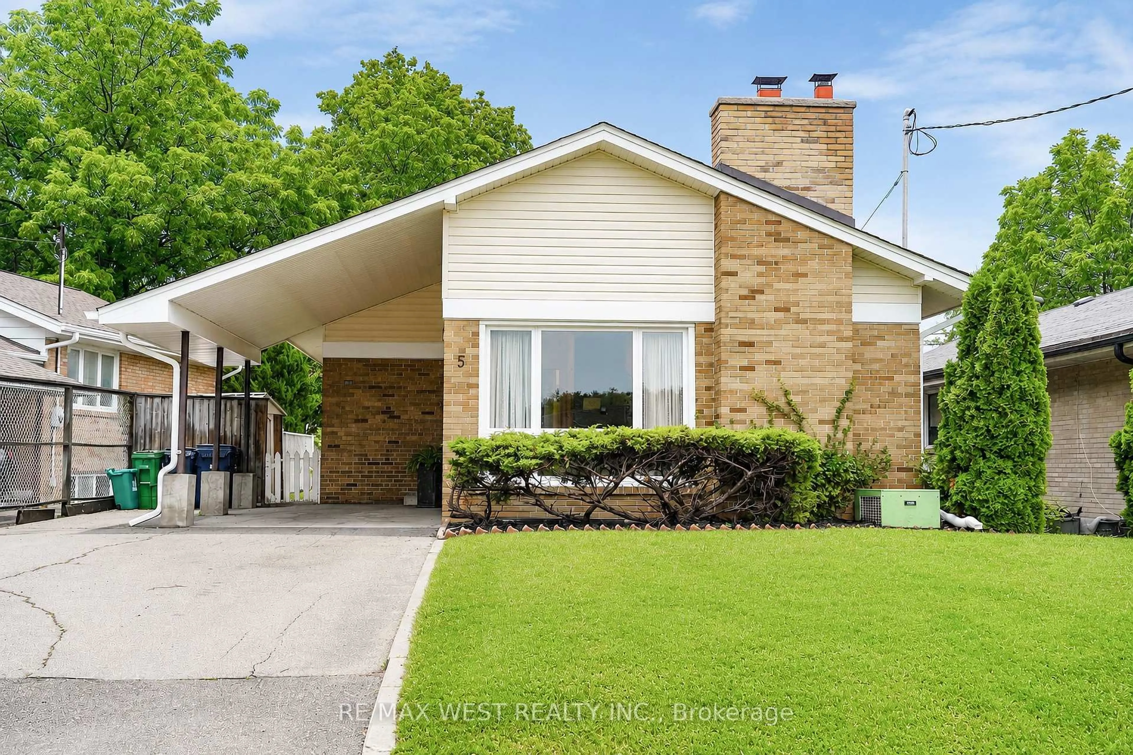 Home with brick exterior material, street for 5 Cromarty Dr, Toronto Ontario M9W 2R5