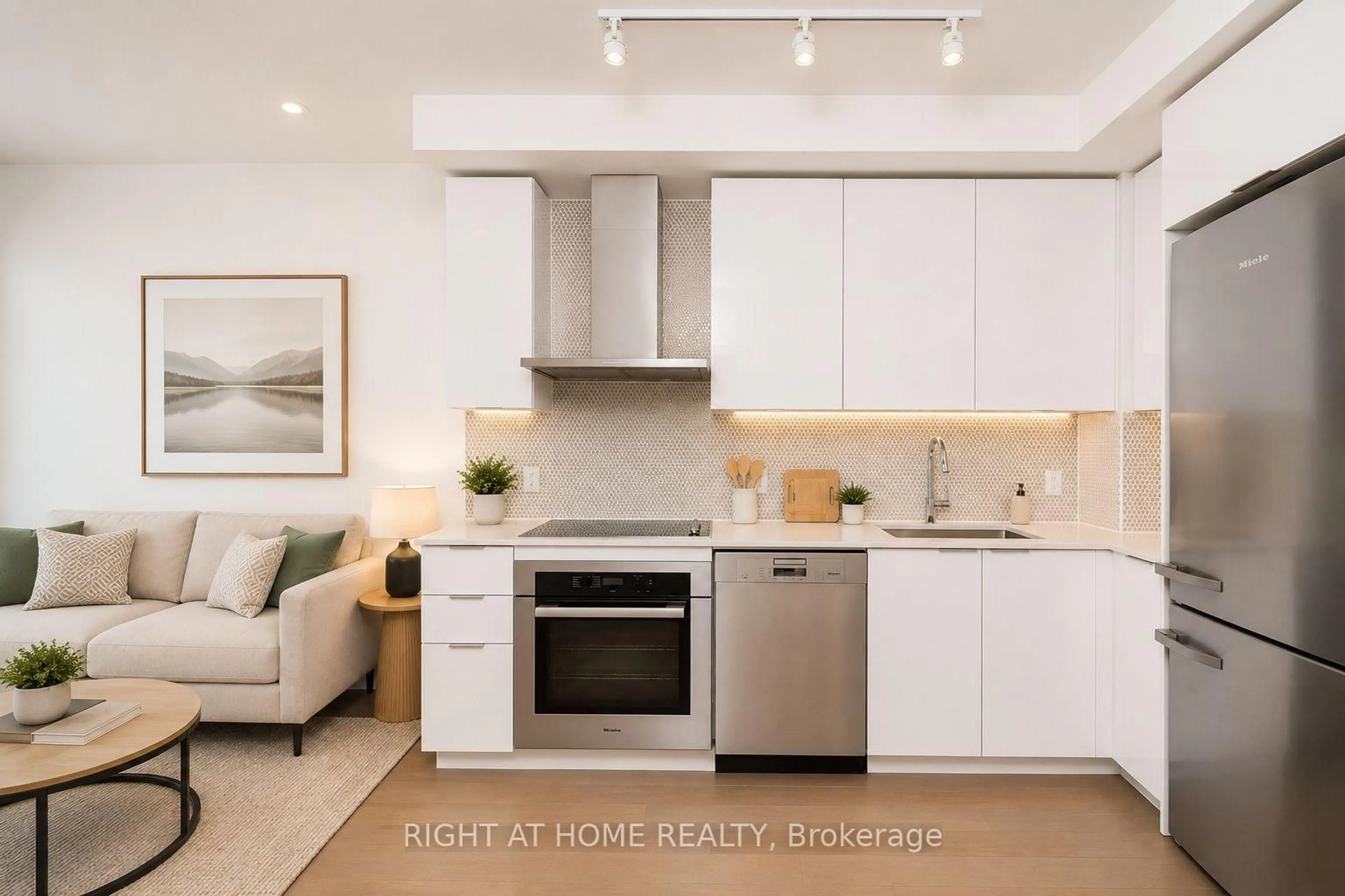 Open concept kitchen, unknown for 20 Shore Breeze Dr #LPH02B, Toronto Ontario M8V 1A1