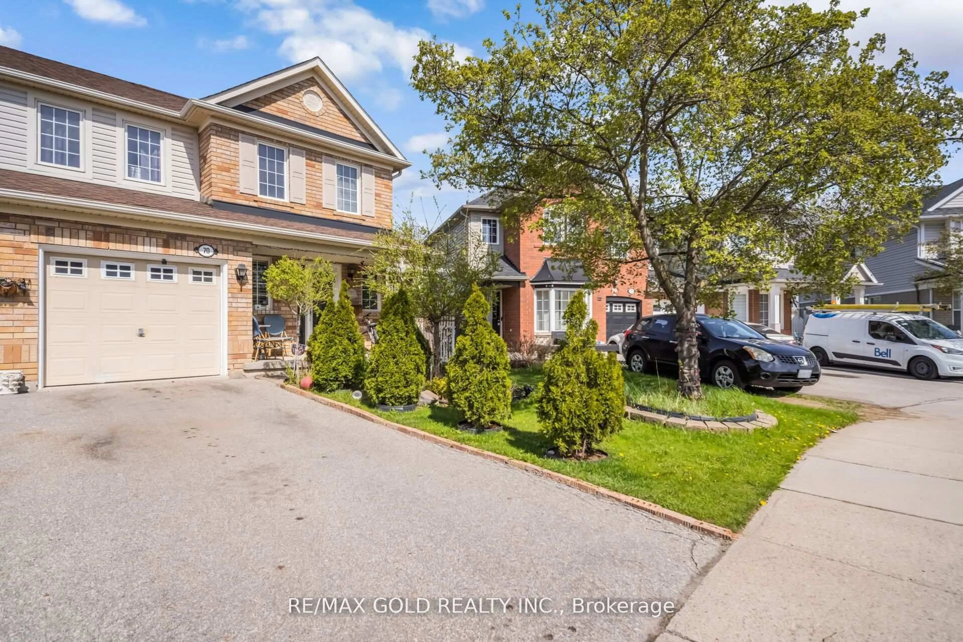 Home with brick exterior material, street for 70 Sweetwood Circ, Brampton Ontario L7A 2X7