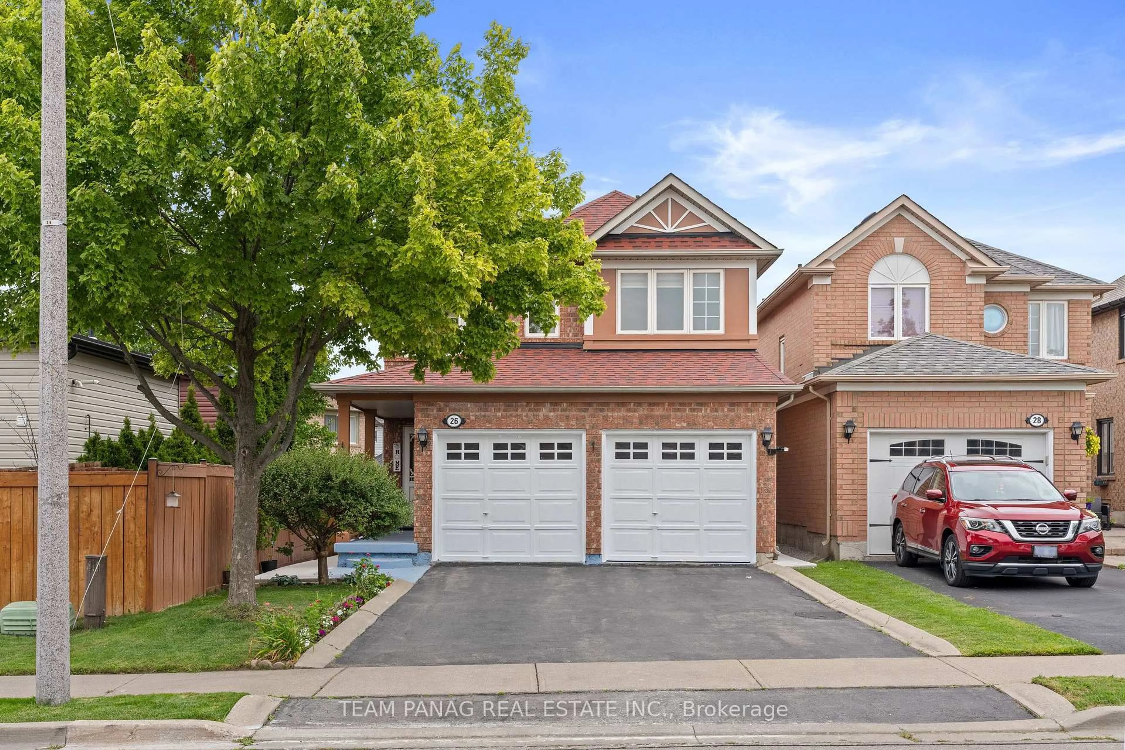 Home with brick exterior material, street for 26 Narrow Valley Cres, Brampton Ontario L6R 2M6