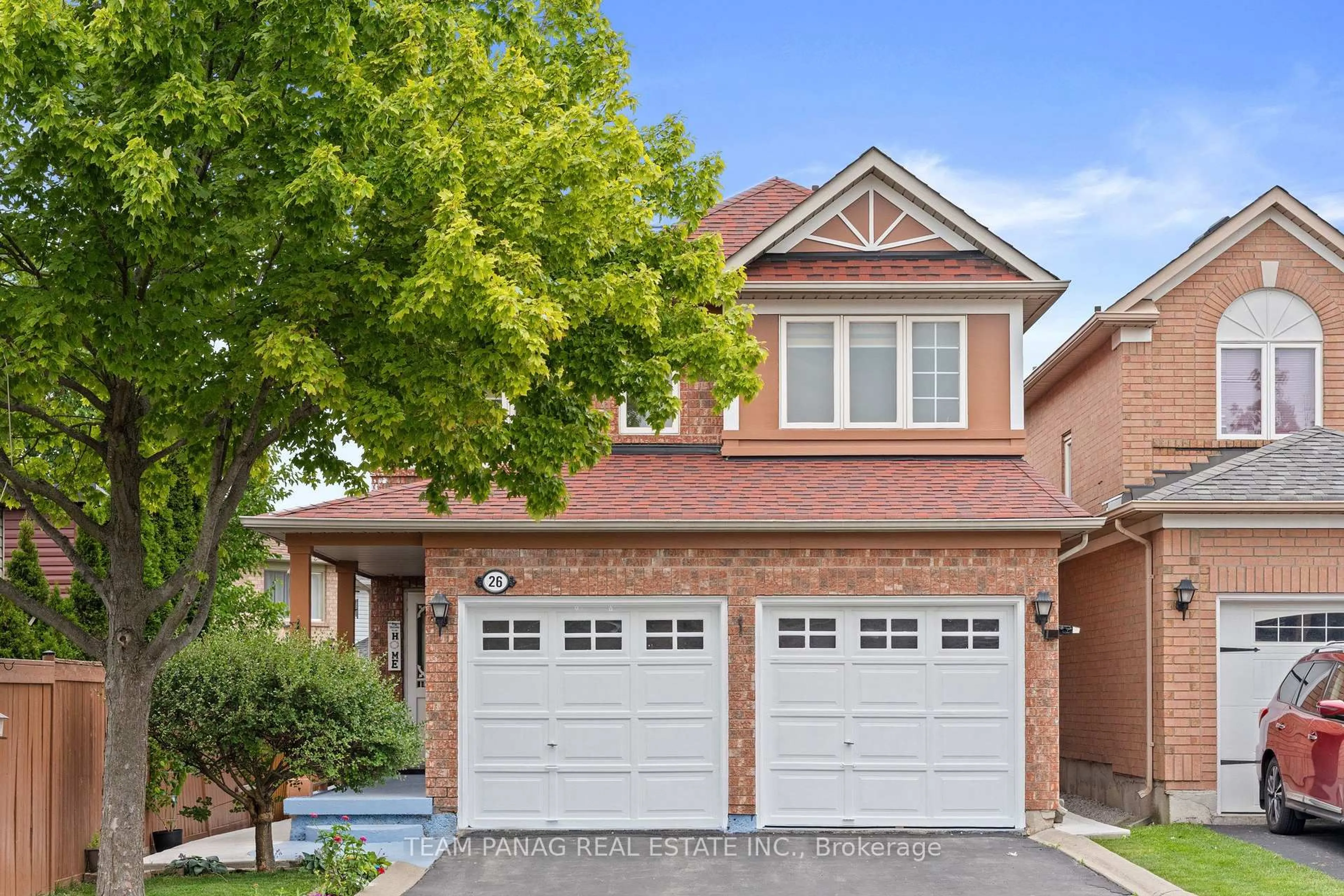 Home with brick exterior material, street for 26 Narrow Valley Cres, Brampton Ontario L6R 2M6