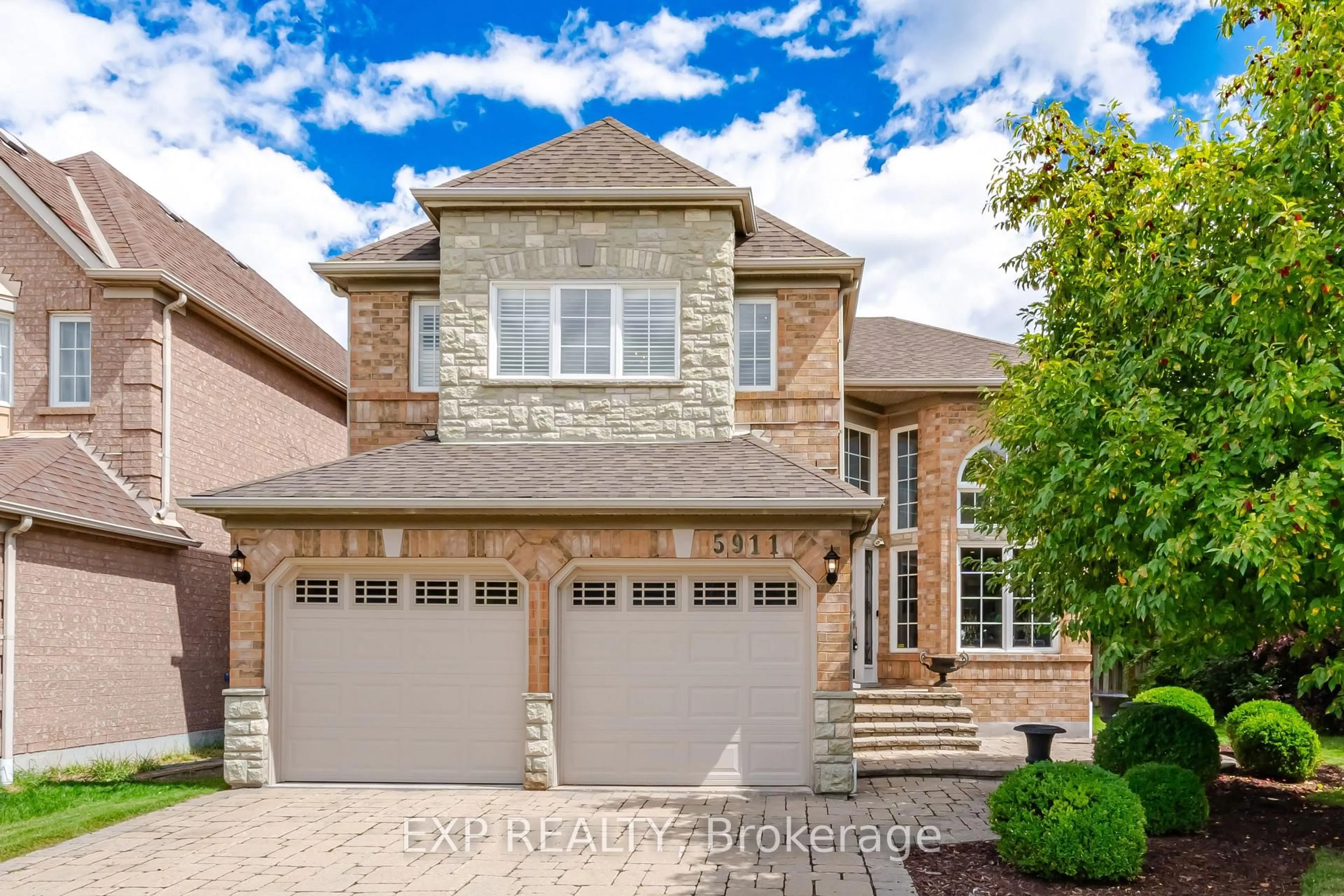 Home with brick exterior material, street for 5911 Greensboro Dr, Mississauga Ontario L5M 5S4