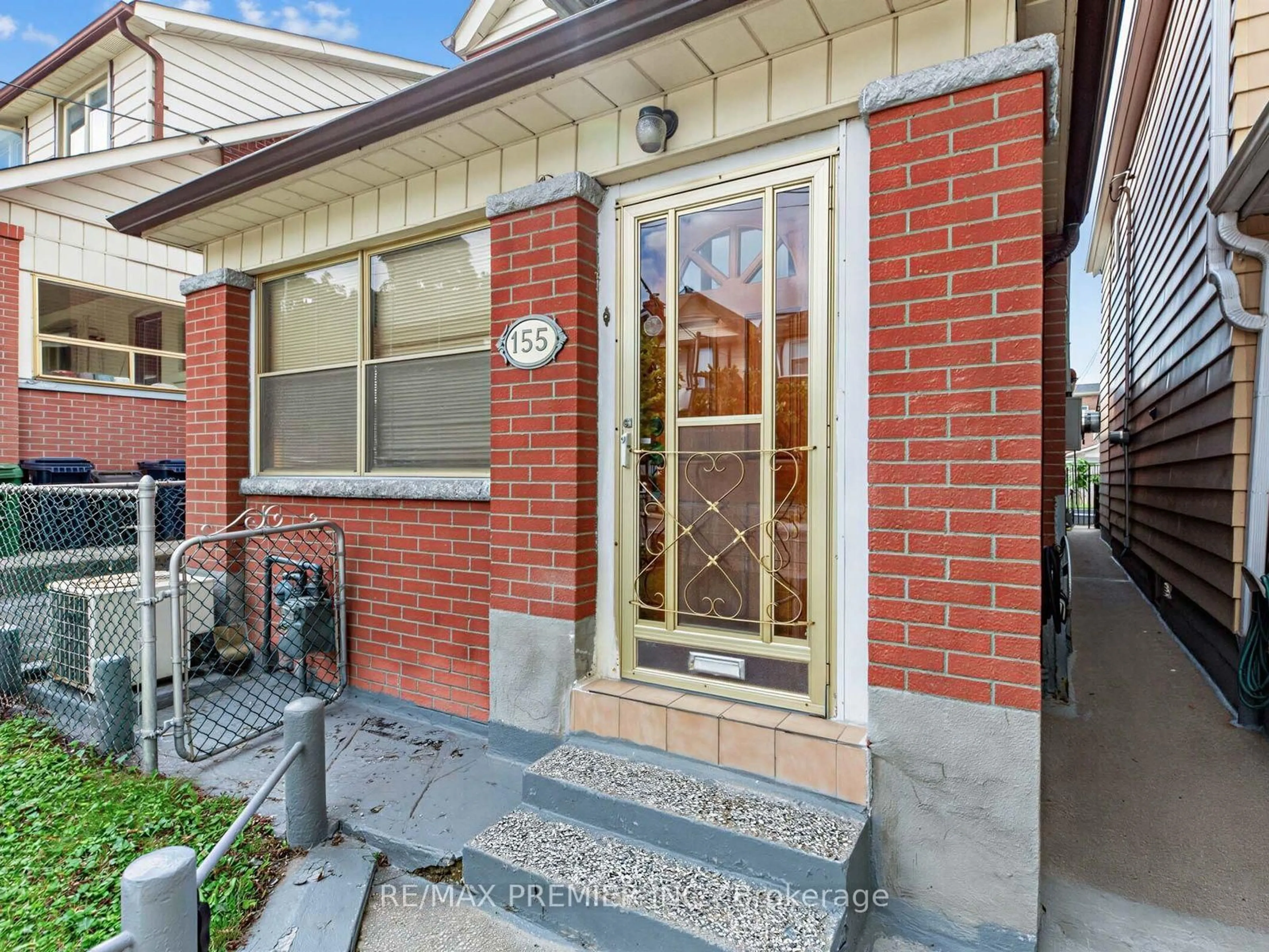 Home with brick exterior material, street for 155 Ascot Ave, Toronto Ontario M6E 1G5