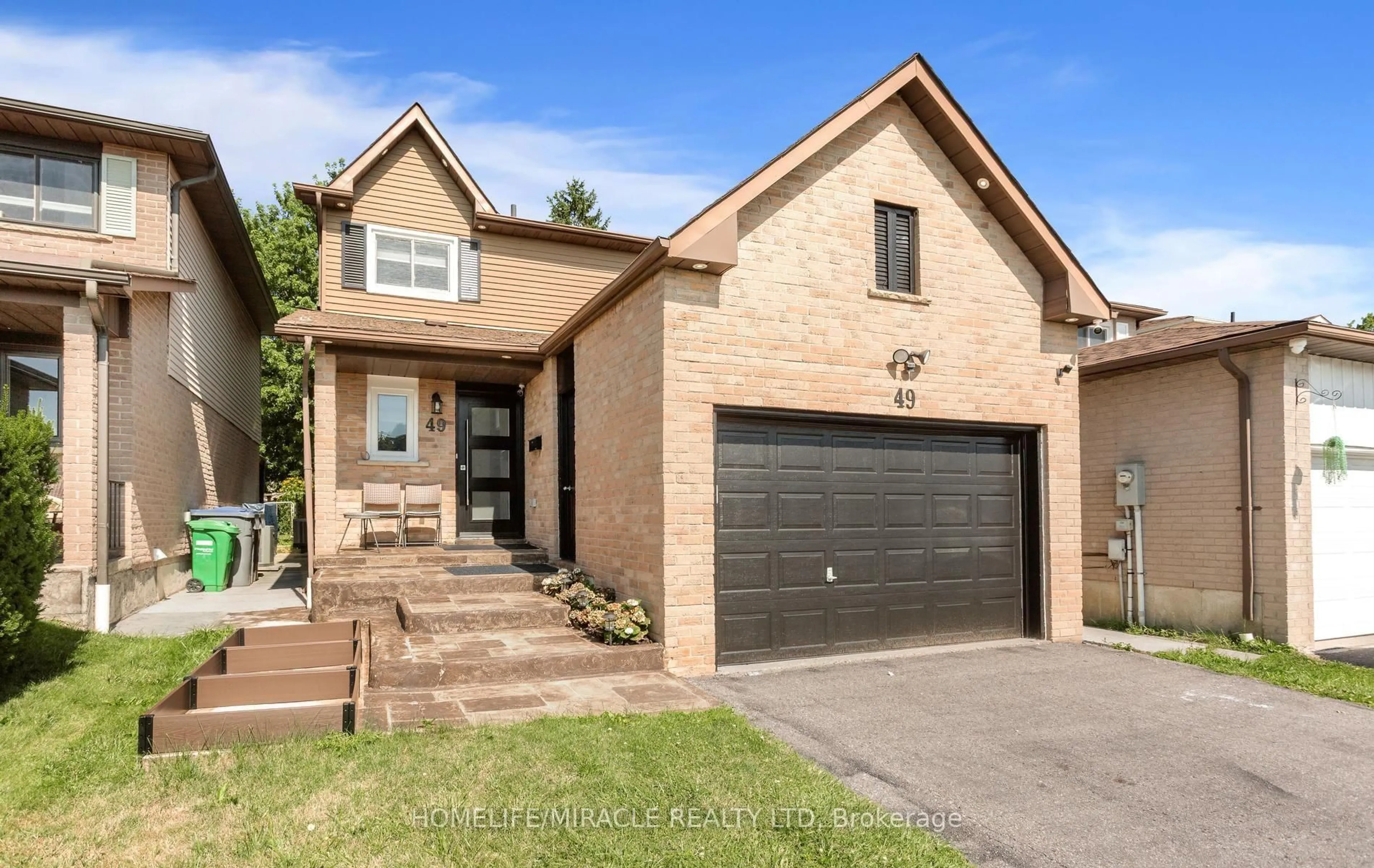 Home with brick exterior material, street for 49 Newbridge Cres, Brampton Ontario L6S 4B5