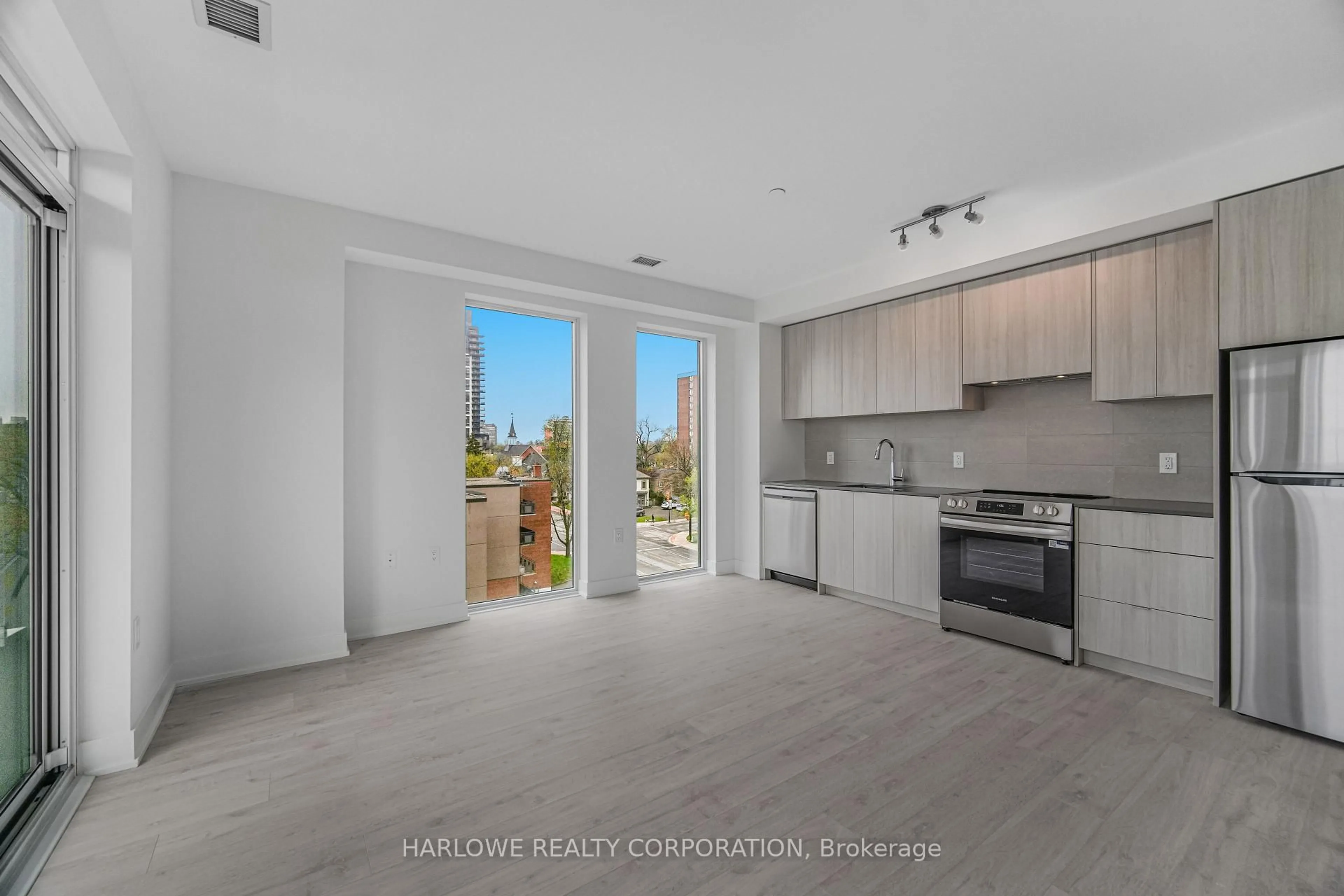Open concept kitchen, unknown for 2088 James St #410, Burlington Ontario L7R 0H2