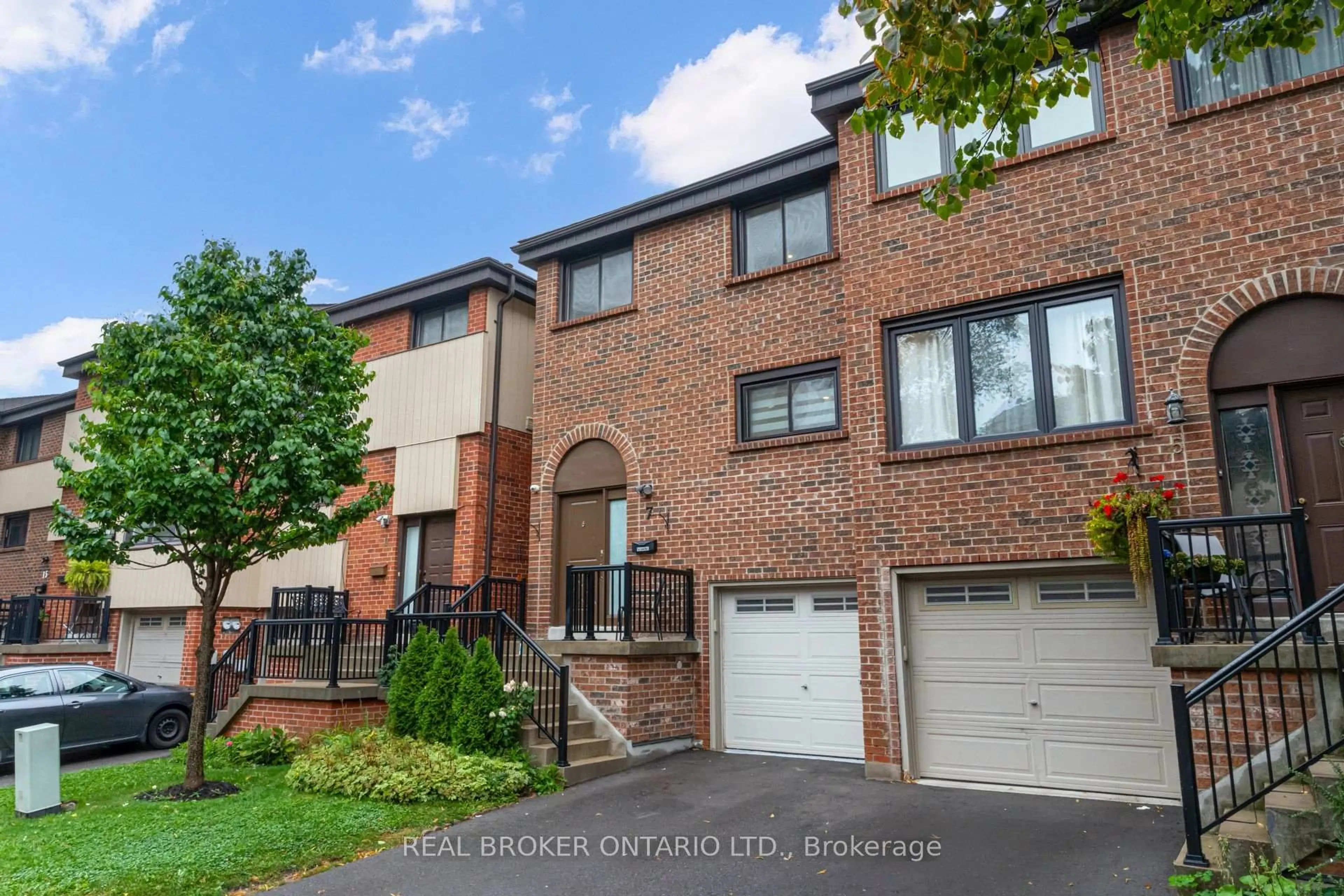 Home with brick exterior material, street for 7 Maple Branch Path, Toronto Ontario M9P 3T4