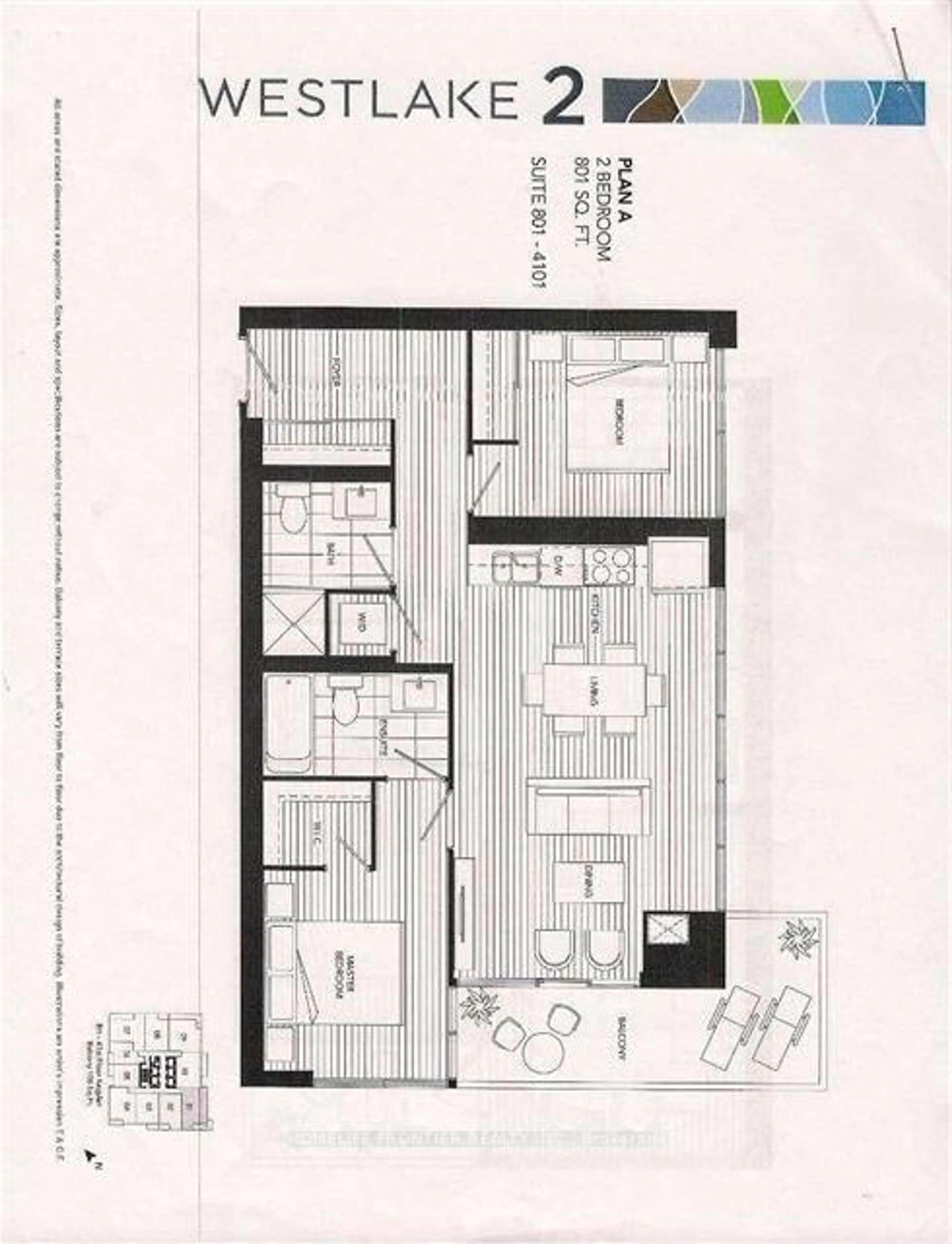 Floor plan for 2200 Lakeshore Blvd #1001, Toronto Ontario M8V 1A4