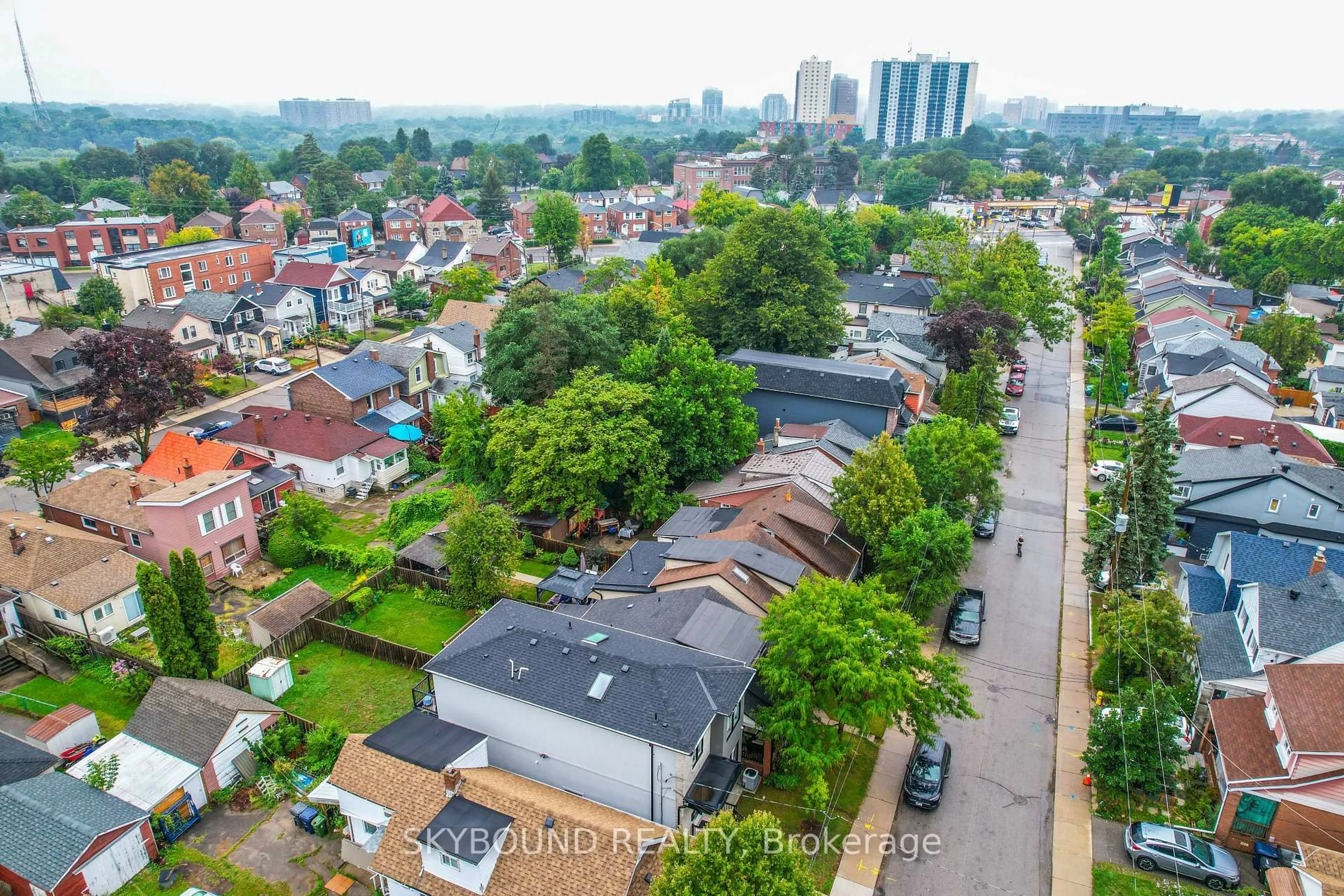 A pic from outside/outdoor area/front of a property/back of a property/a pic from drone, city buildings view from balcony for 43 Craydon Ave, Toronto Ontario M6M 2C8
