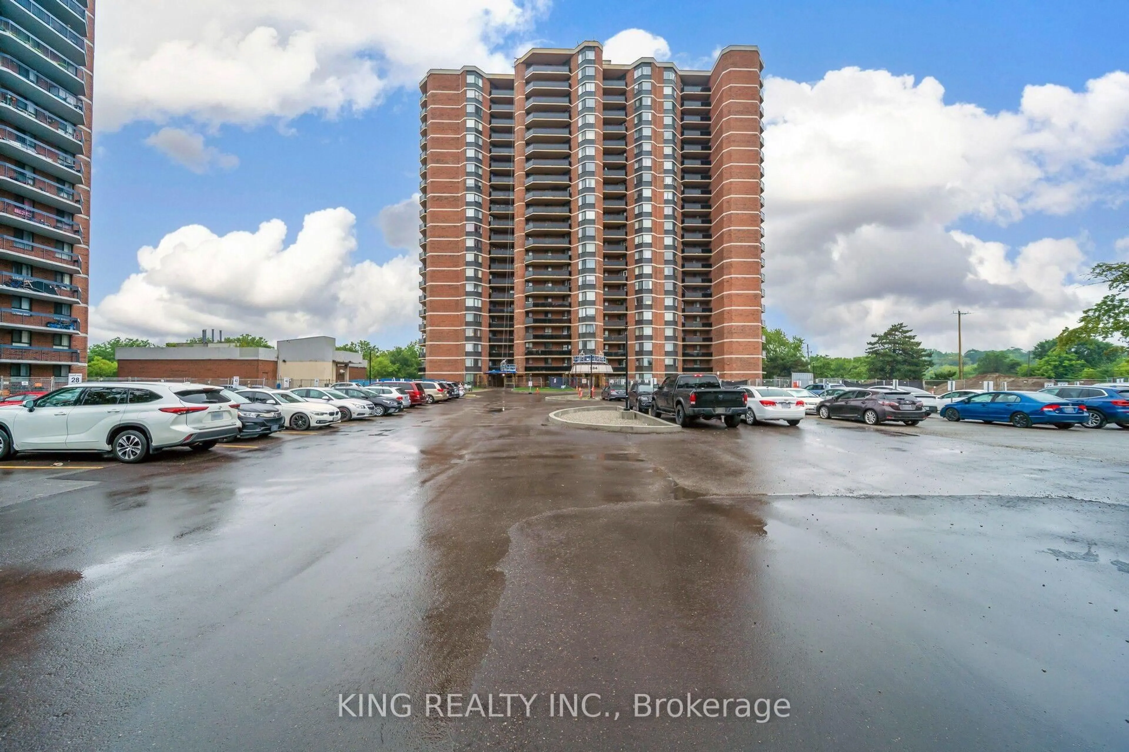 A pic from outside/outdoor area/front of a property/back of a property/a pic from drone, unknown for 234 Albion Rd #309, Toronto Ontario M9W 6A5