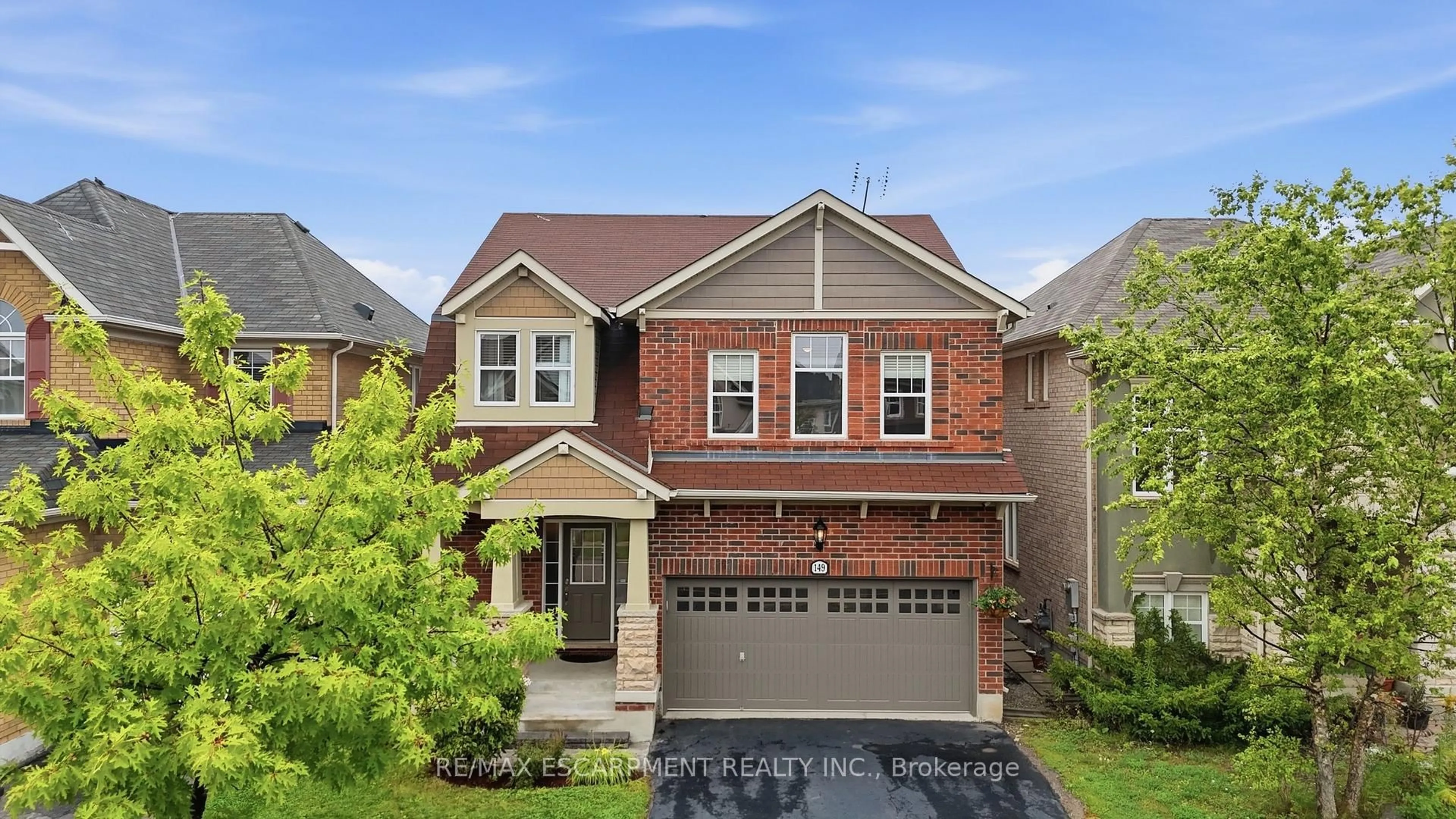 Home with brick exterior material, street for 149 WILLET Terr, Milton Ontario L9T 1M5