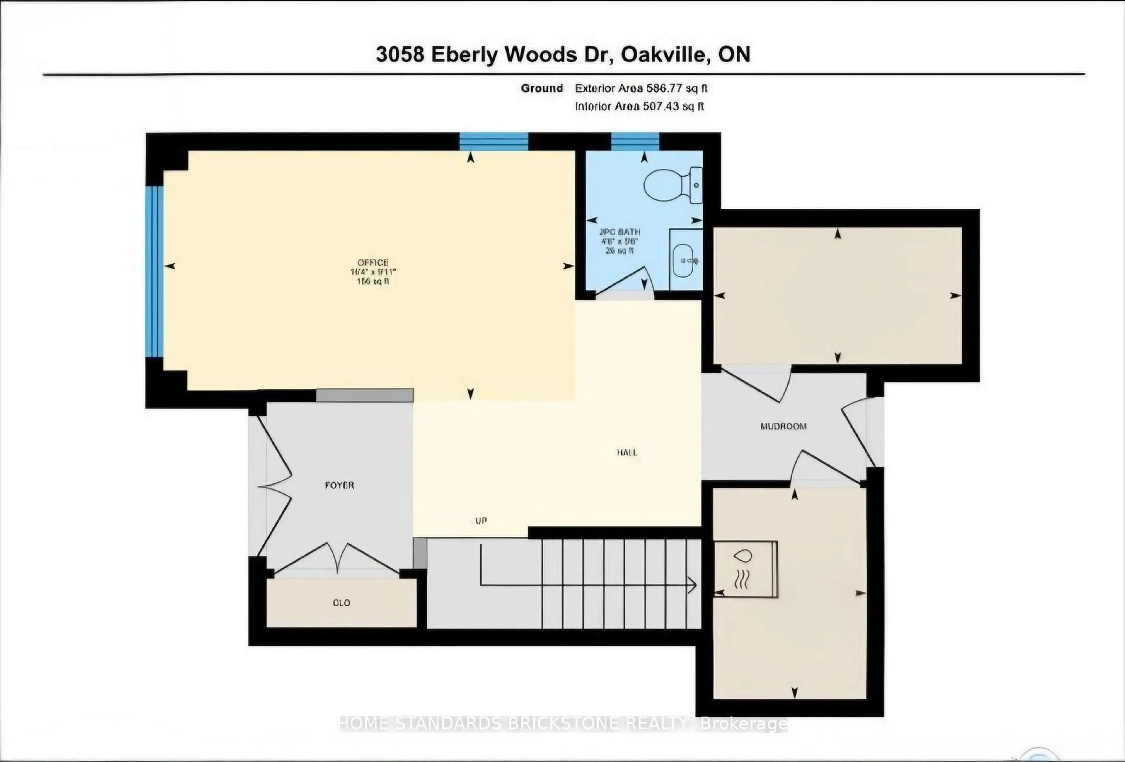 Floor plan for 3058 Eberly Woods Dr, Oakville Ontario L6M 0T5