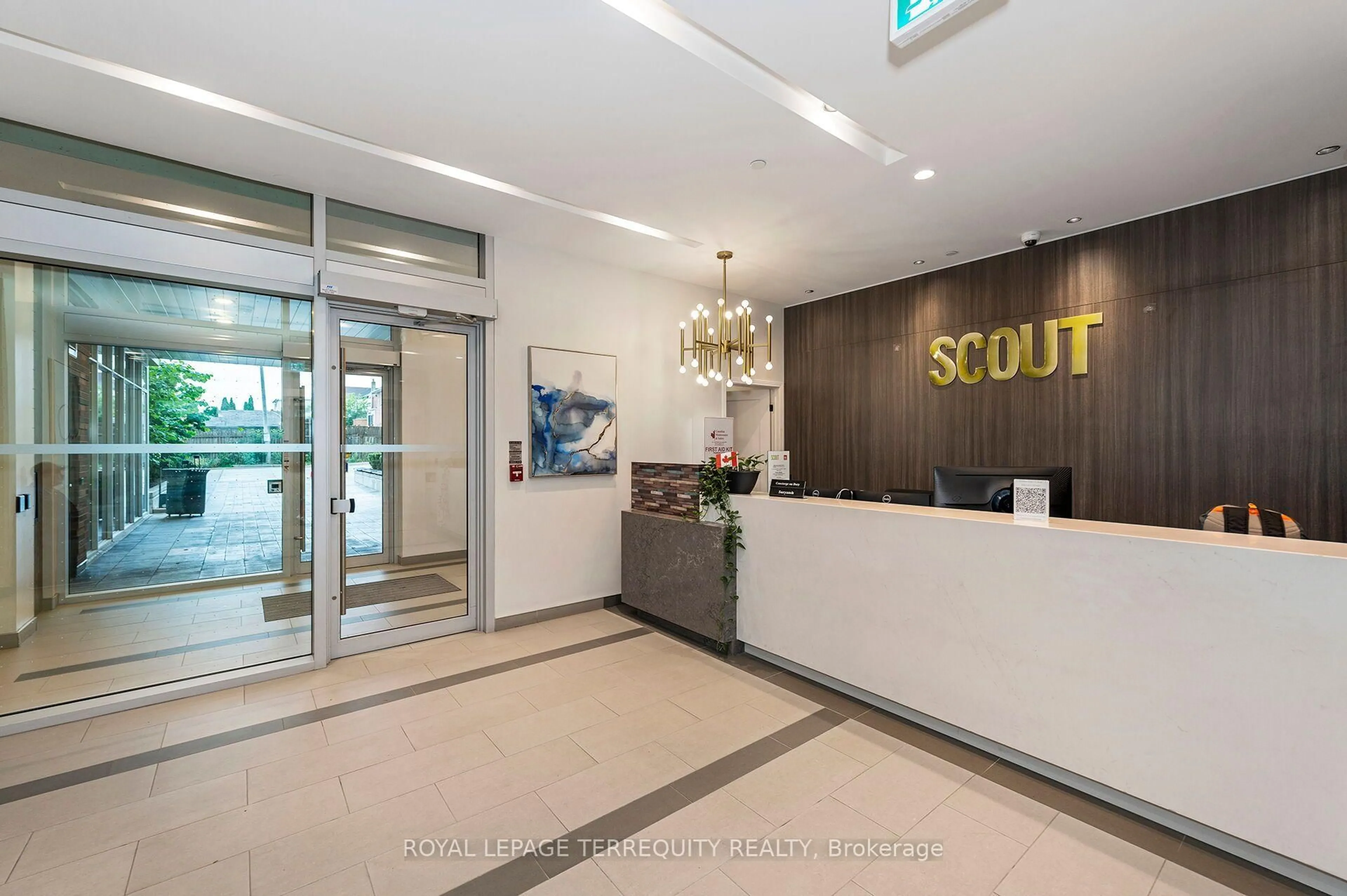 Lobby for 1787 St Clair Ave #804, Toronto Ontario M6N 0B7