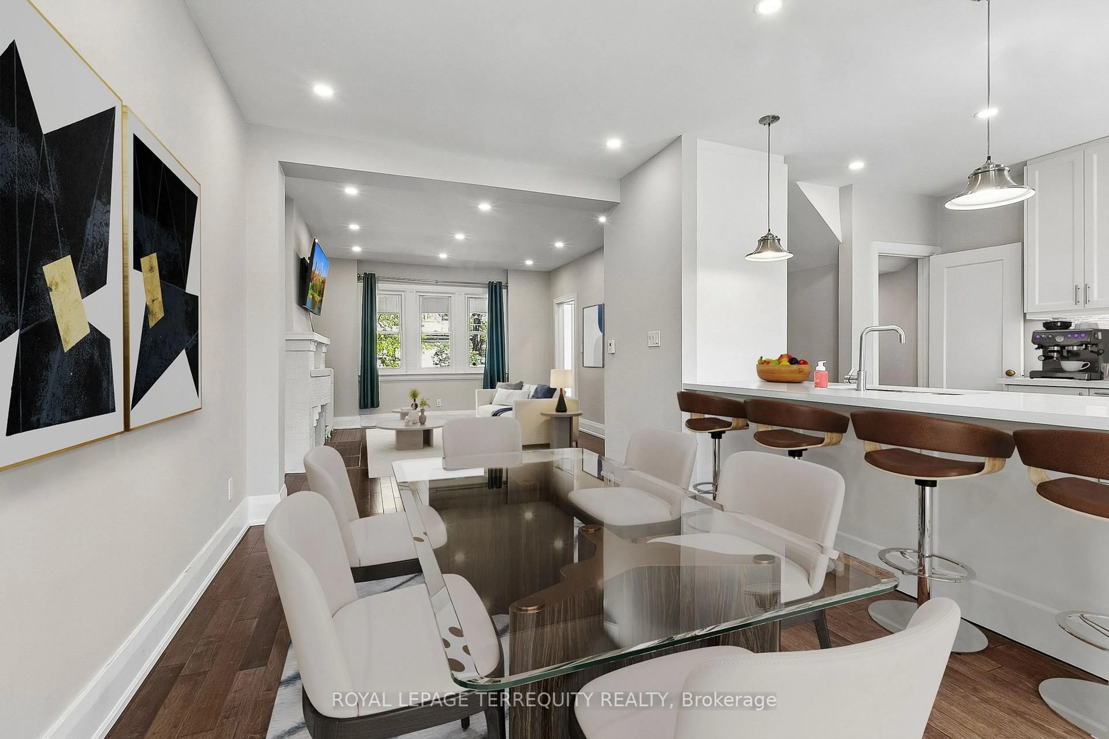 Open concept kitchen, unknown for 407 Annette St, Toronto Ontario M6P 1R7
