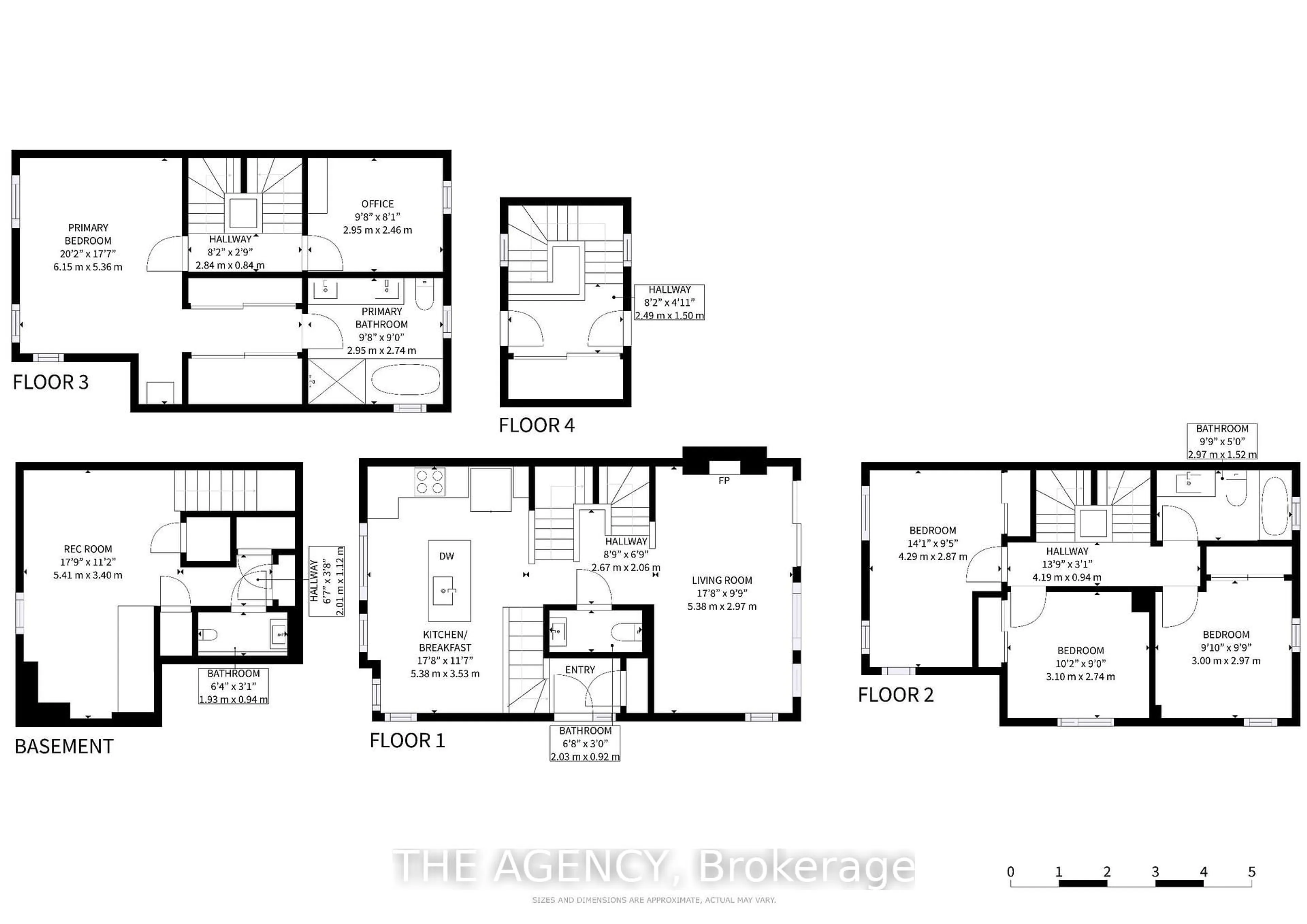 Floor plan for 55 Thomas Mulholland Dr #1, Toronto Ontario M3K 0A7