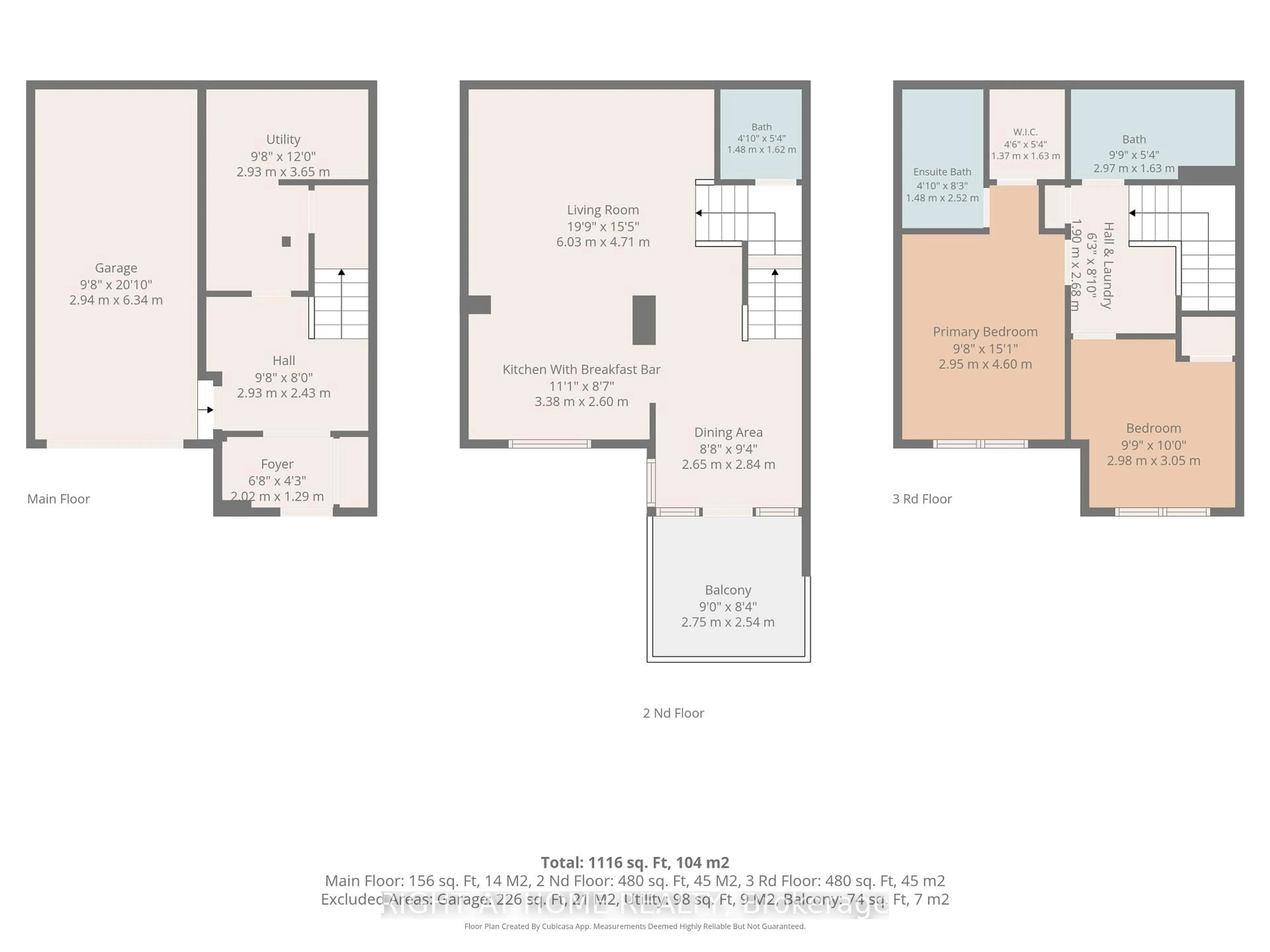 Floor plan for 283 Ellen Davidson Dr, Oakville Ontario L6M 0V6