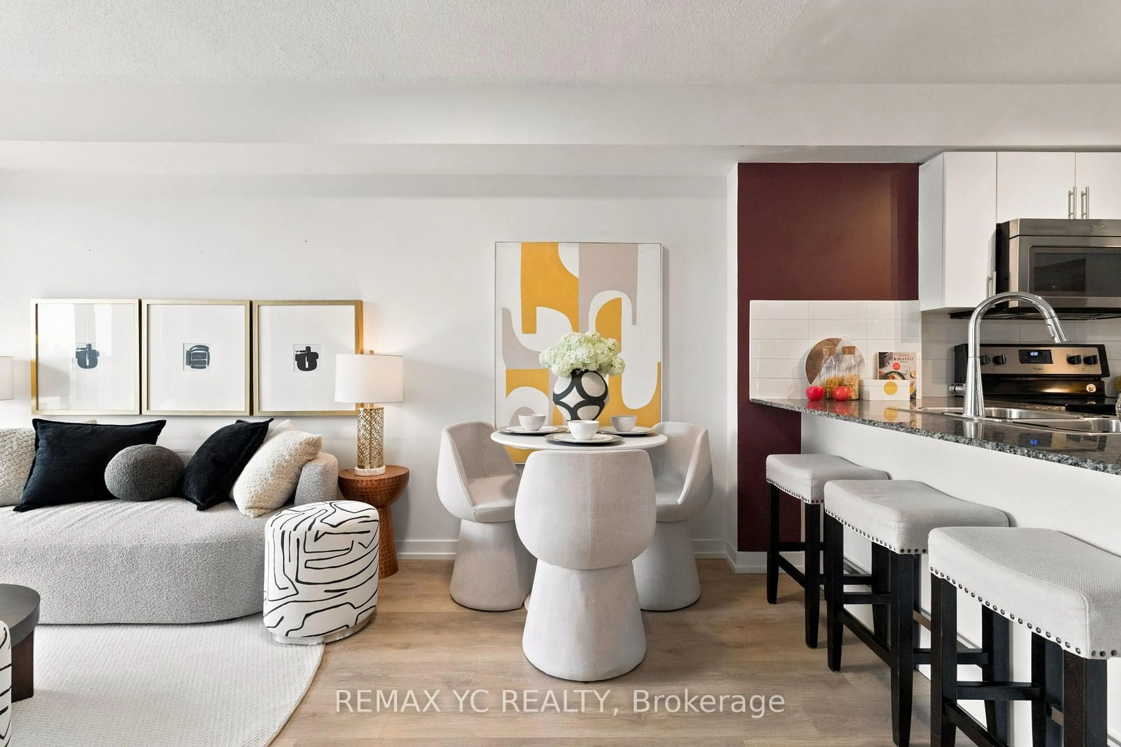 Living room with furniture, unknown for 1410 Dupont St #2408, Toronto Ontario M6H 0B6