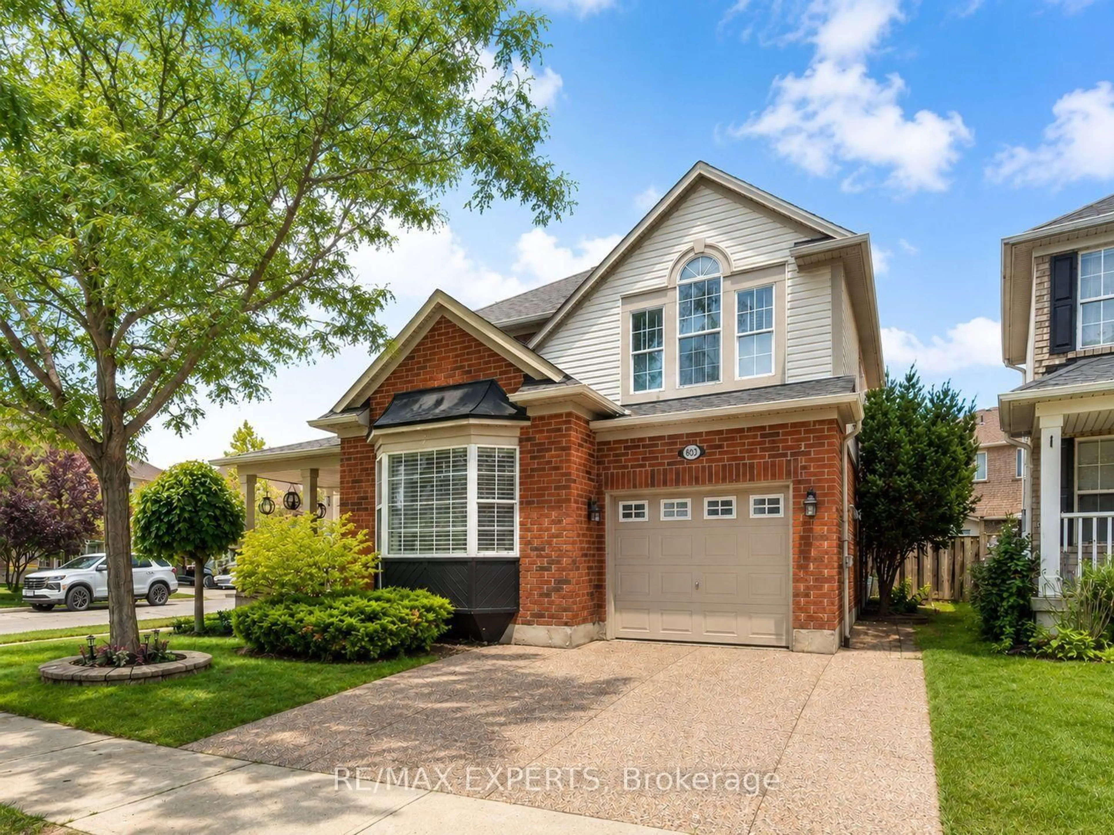 Home with brick exterior material, street for 603 Caverhill Cres, Milton Ontario L9T 5K1