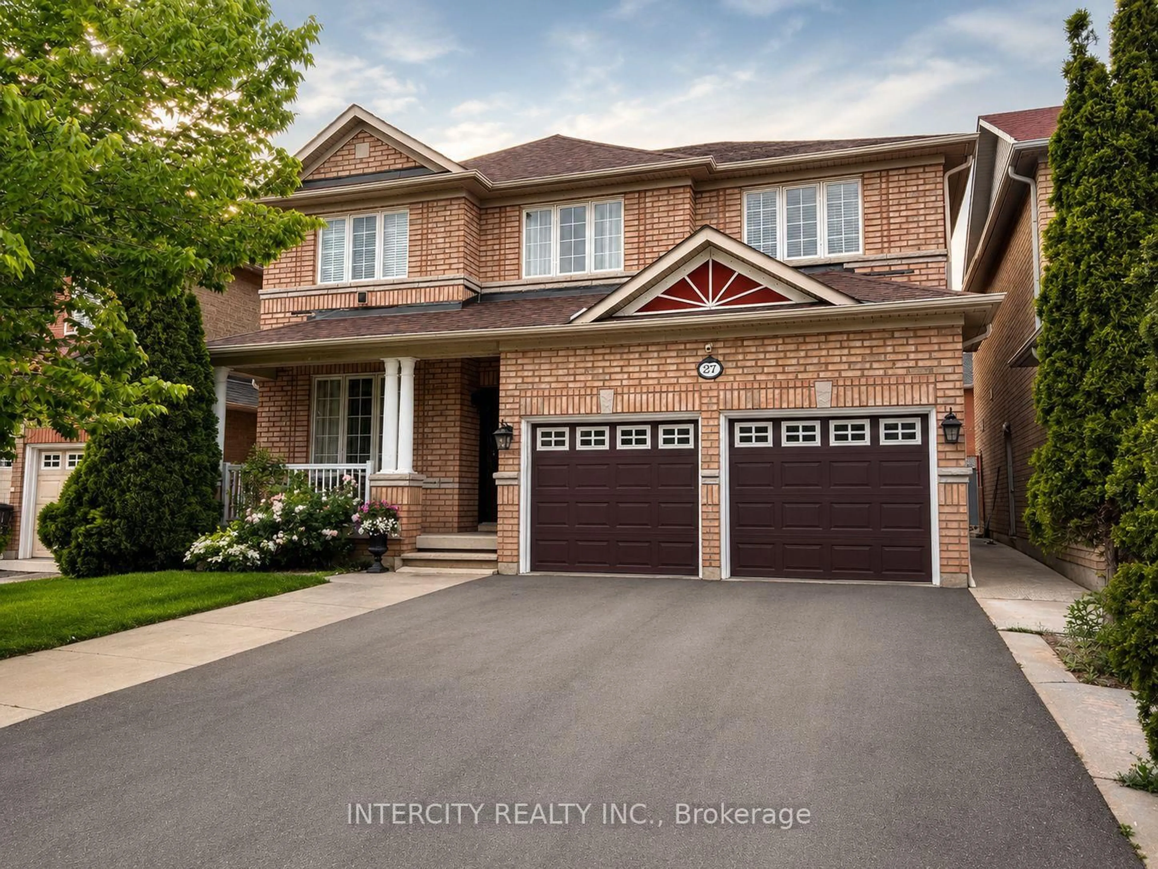 Home with brick exterior material, street for 27 Modesto Cres, Brampton Ontario L6P 1K2