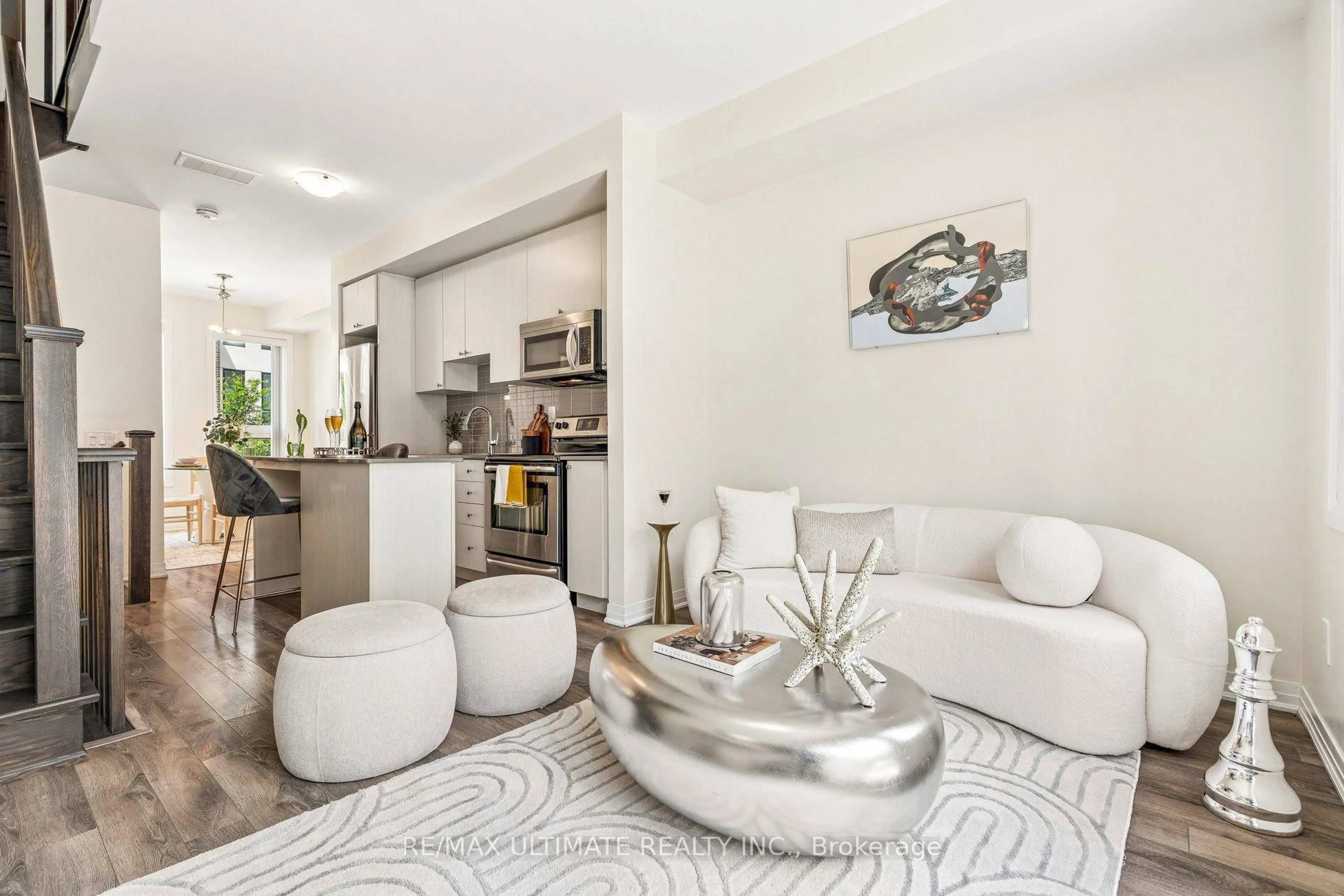Living room with furniture, unknown for 45 Thomas Mulholland Dr #4, Toronto Ontario M3K 0A5