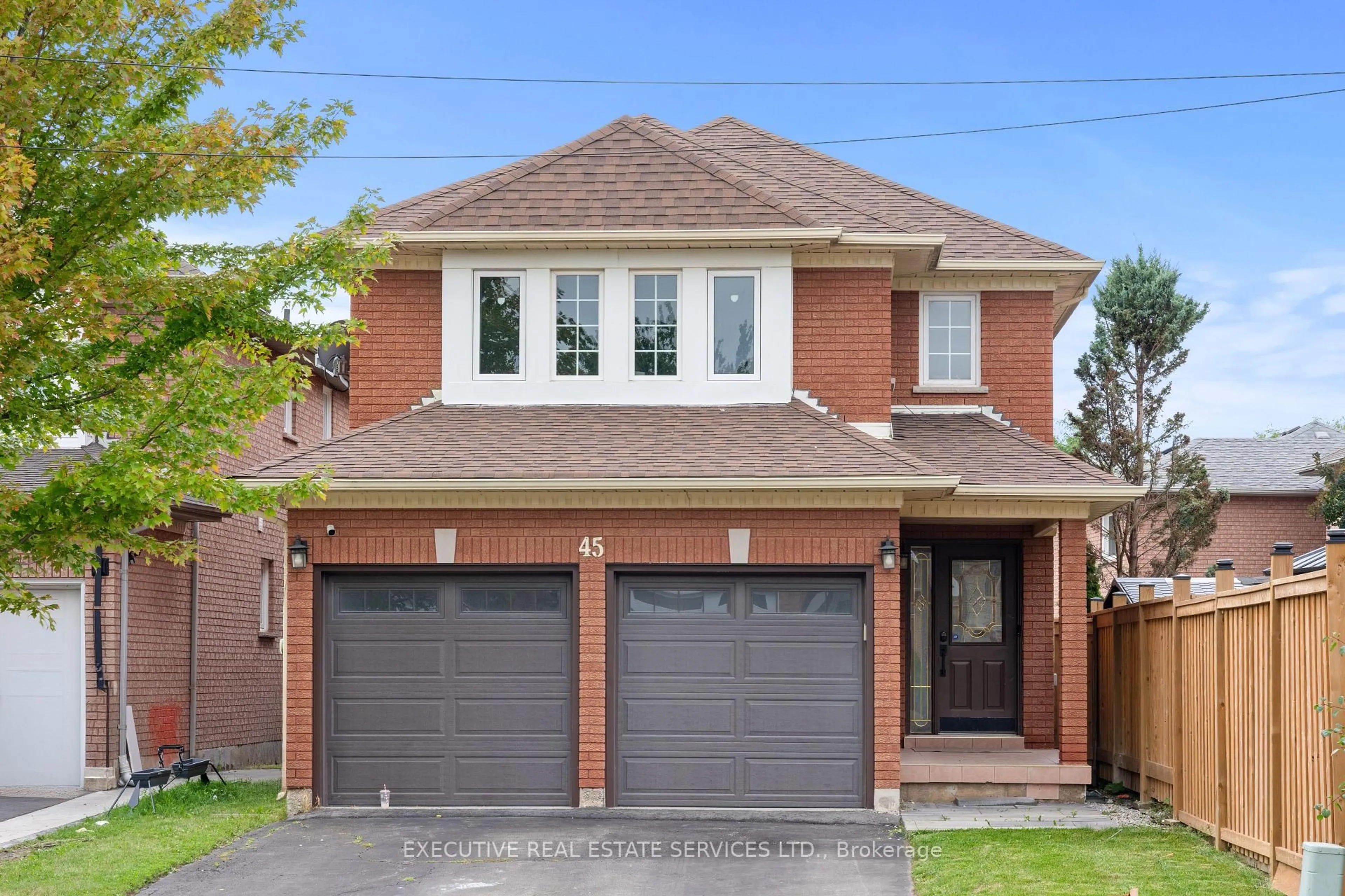 Home with brick exterior material, street for 45 Sahara Tr, Brampton Ontario L6R 1P3