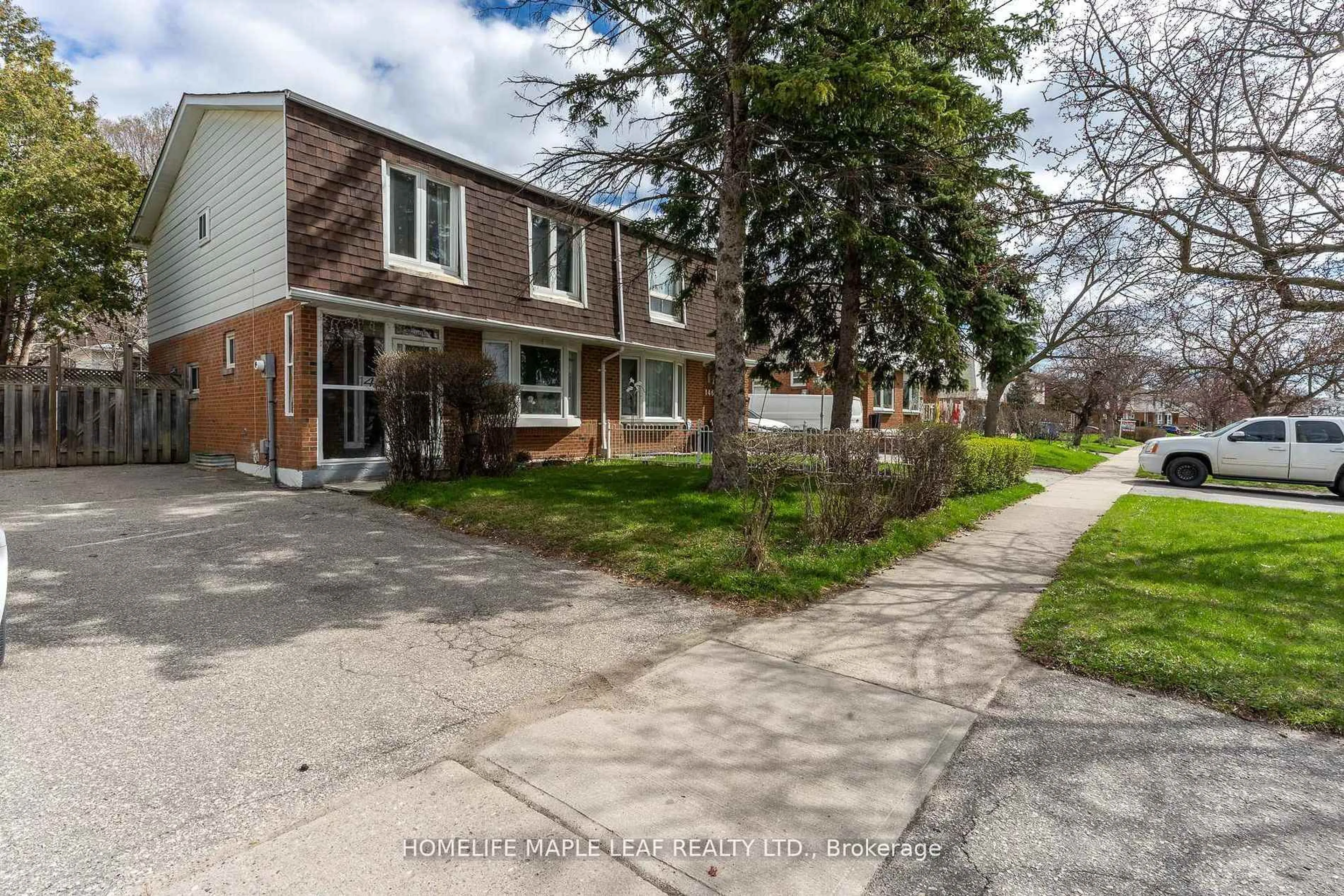 Home with brick exterior material, street for 148 Hansen Rd, Brampton Ontario L6V 2G6
