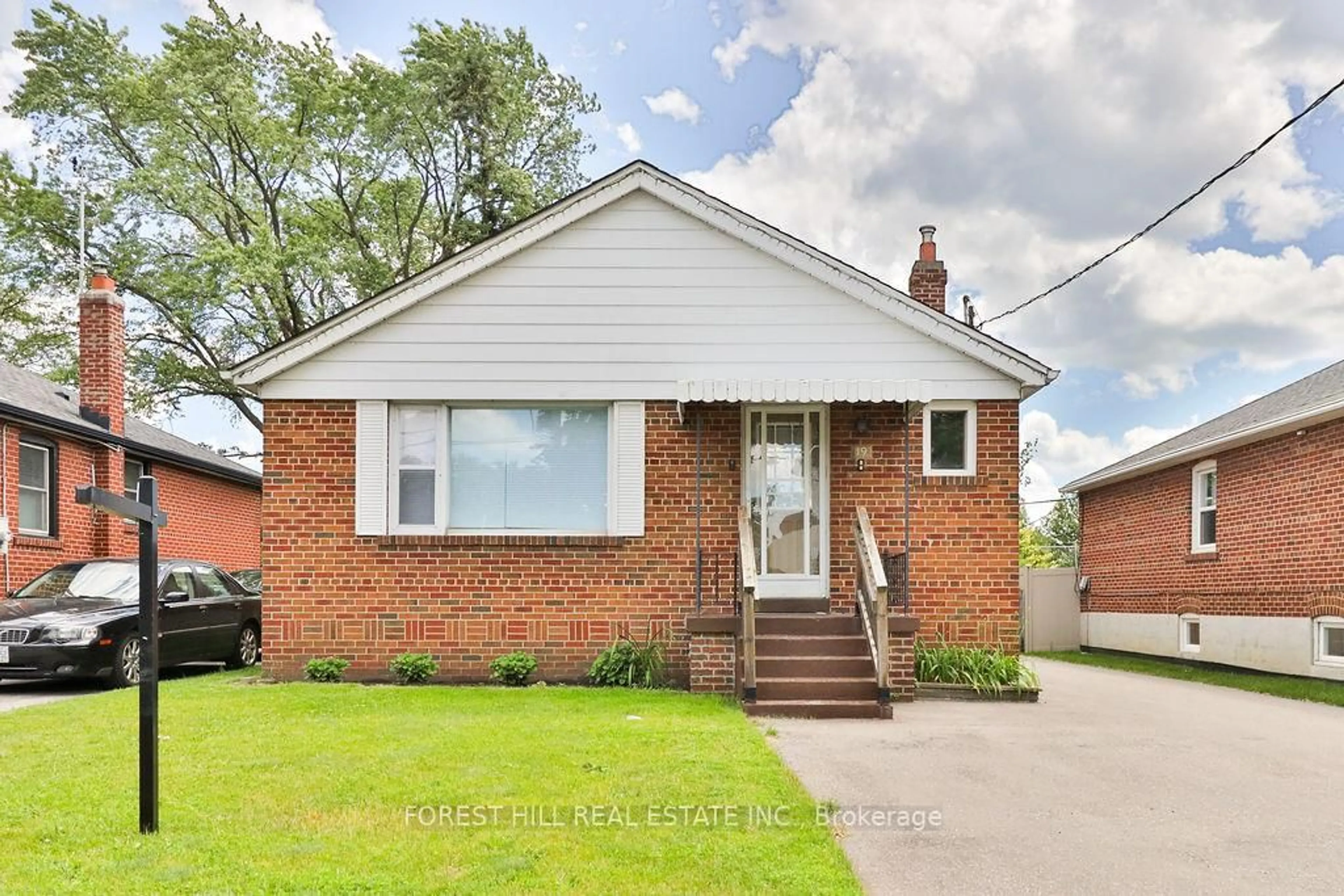 Home with brick exterior material, street for 19 Silvercrest Ave, Toronto Ontario M8W 2S3