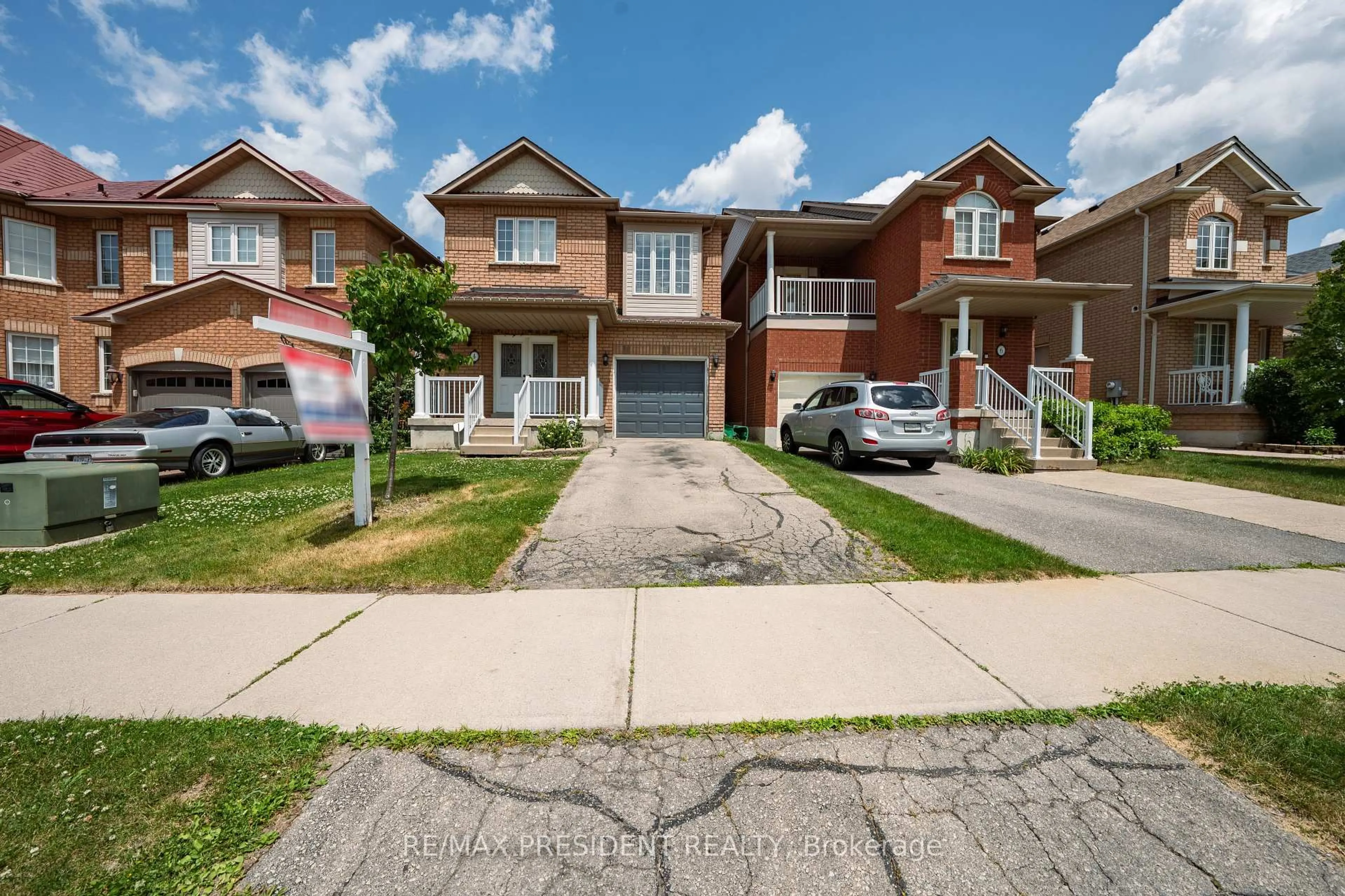 Home with brick exterior material, street for 4 Redfinch Way, Brampton Ontario L7A 2B3