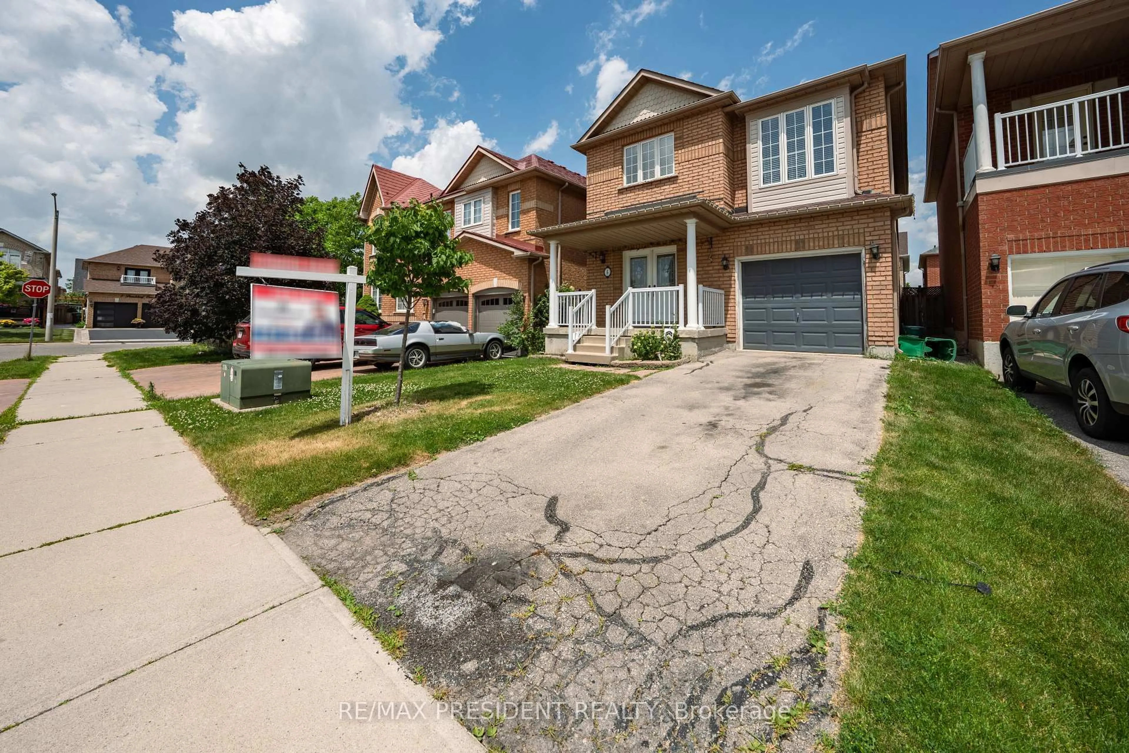Home with brick exterior material, street for 4 Redfinch Way, Brampton Ontario L7A 2B3