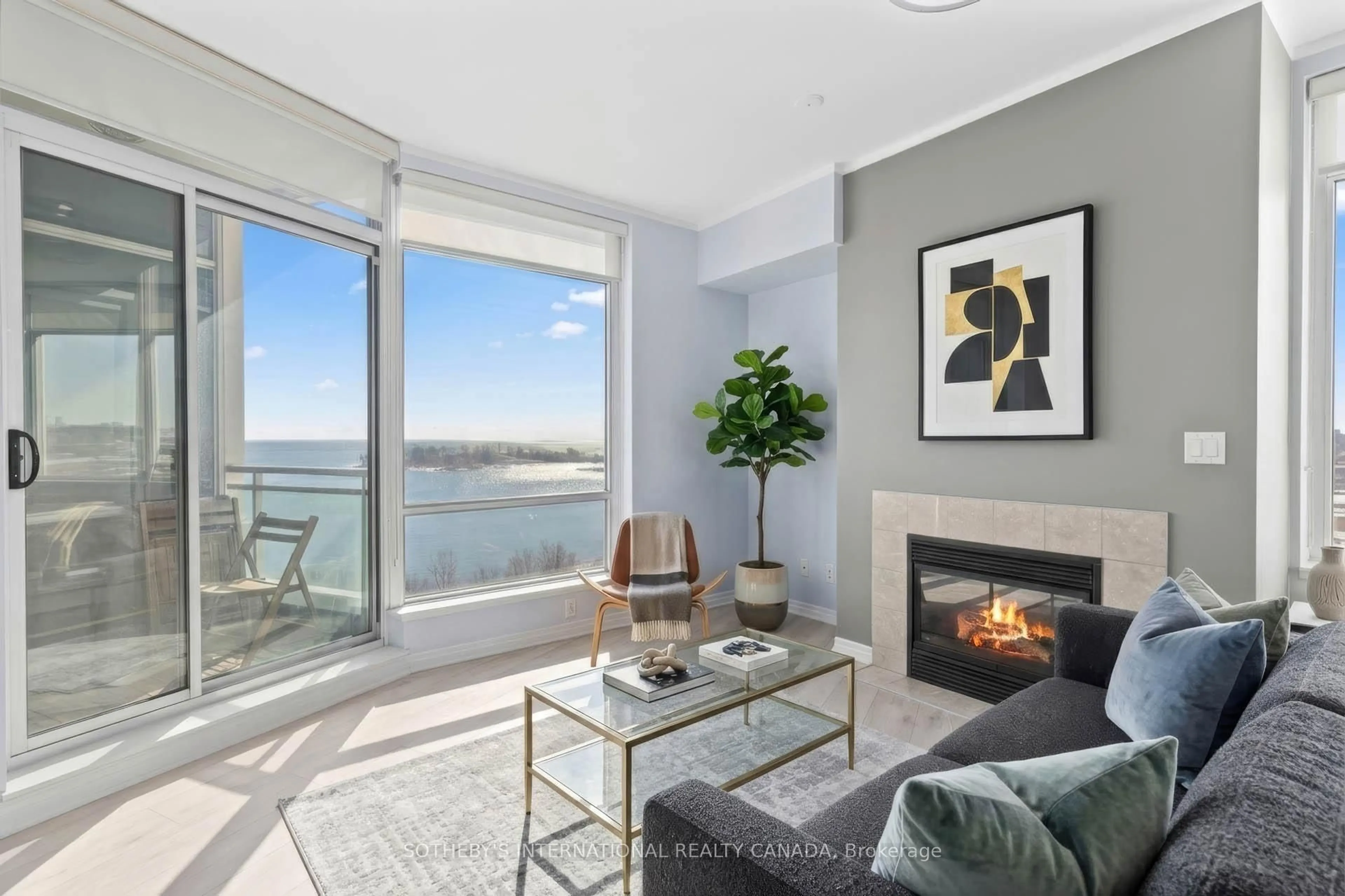 Living room with furniture, unknown for 5 Marine Parade Dr #1013, Toronto Ontario M8V 4B4