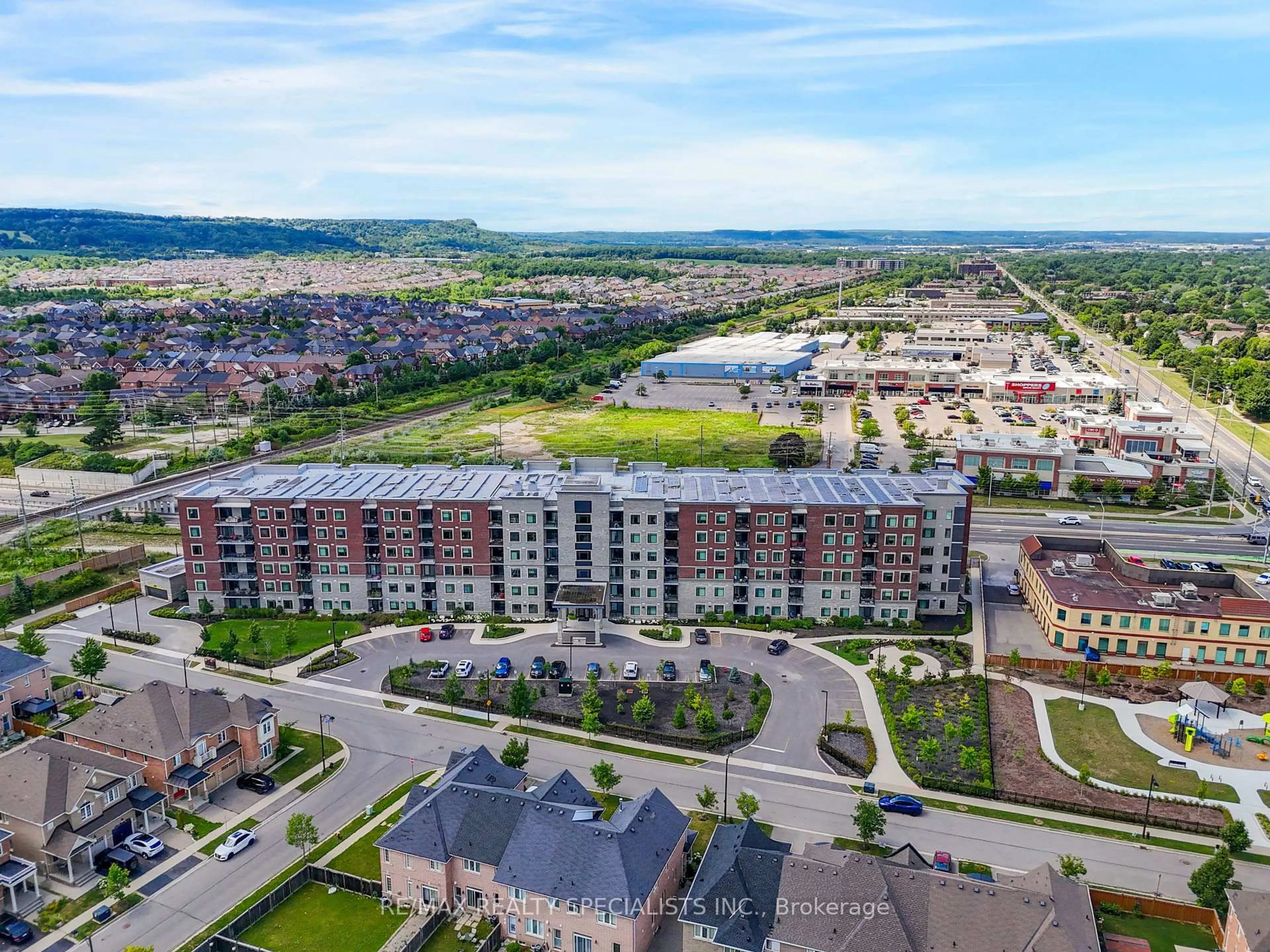 A pic from outside/outdoor area/front of a property/back of a property/a pic from drone, unknown for 830 Megson Terr, Milton Ontario L9T 9M7