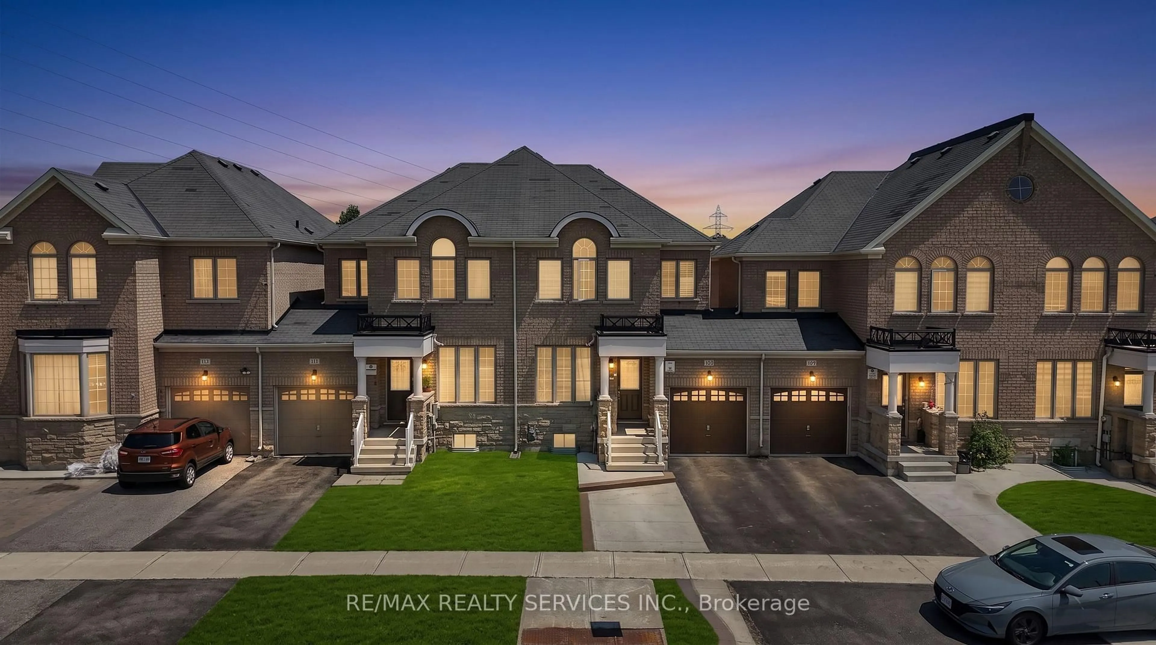 Home with brick exterior material, street for 109 Bonnie Braes Dr, Brampton Ontario L6Y 0Z5
