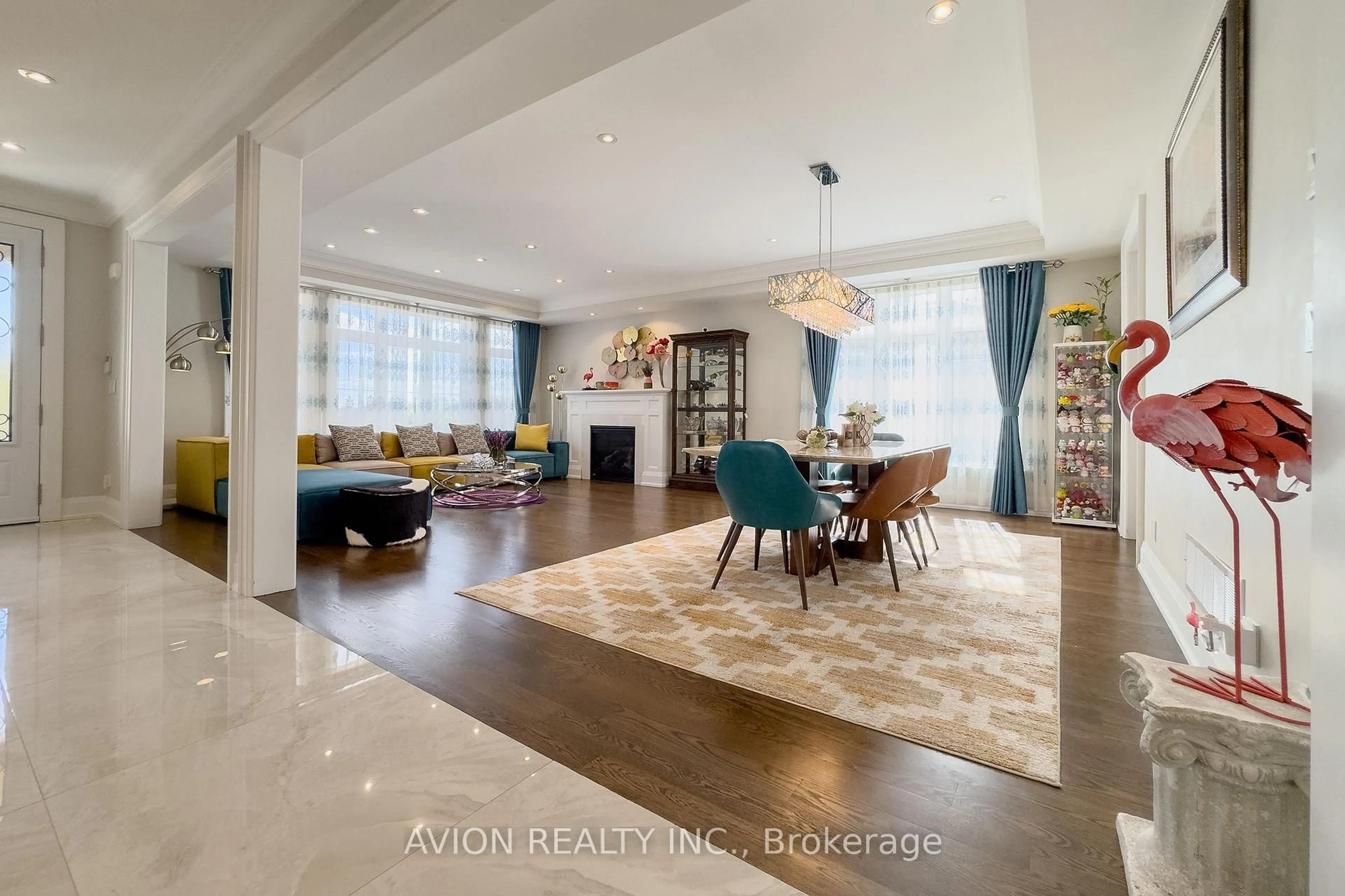 Living room with furniture, unknown for 220 Falstaff Ave, Toronto Ontario M6L 2E9
