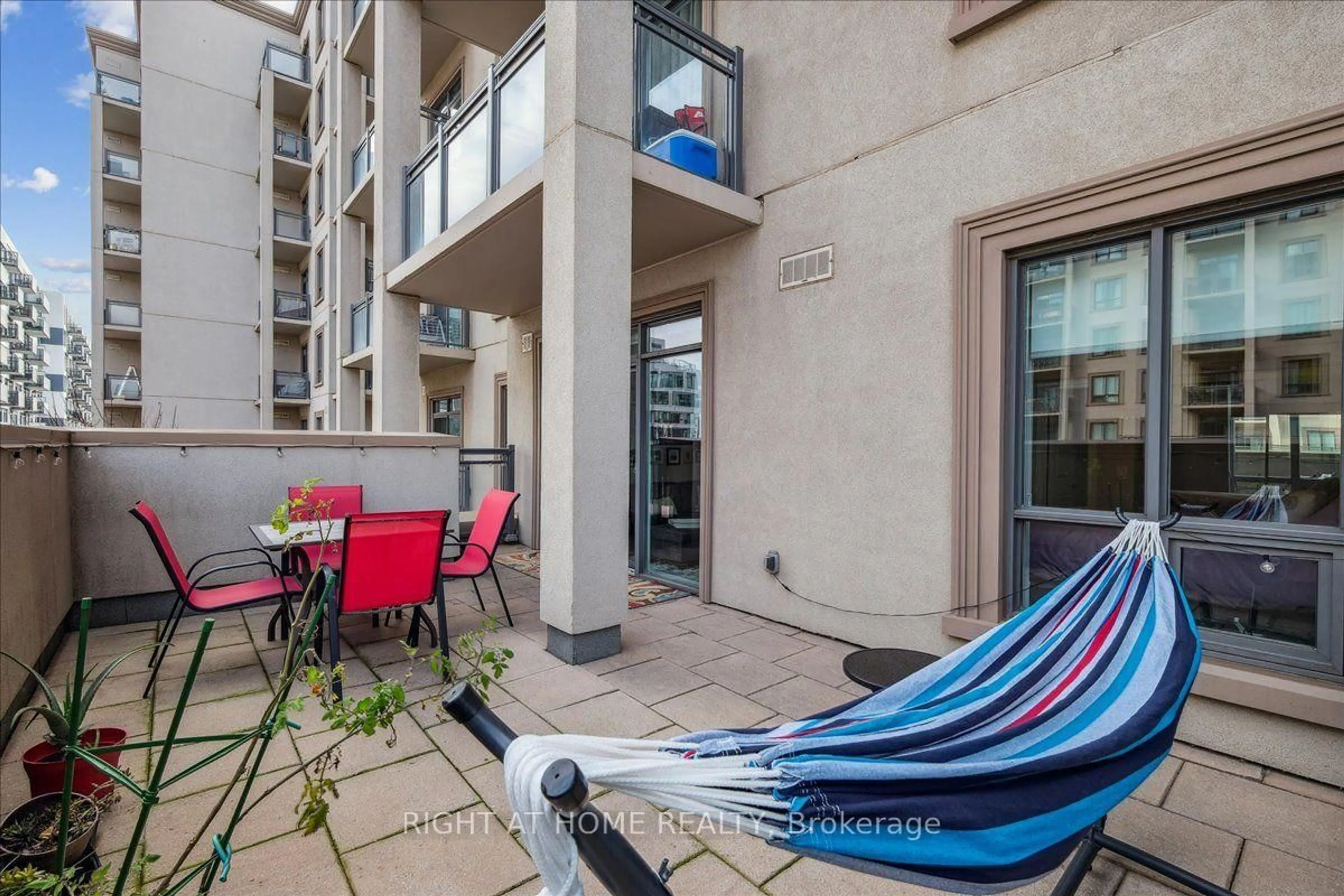 Balcony in the apartment, street for 2490 Old Bronte Rd #301, Oakville Ontario L6M 0Y5